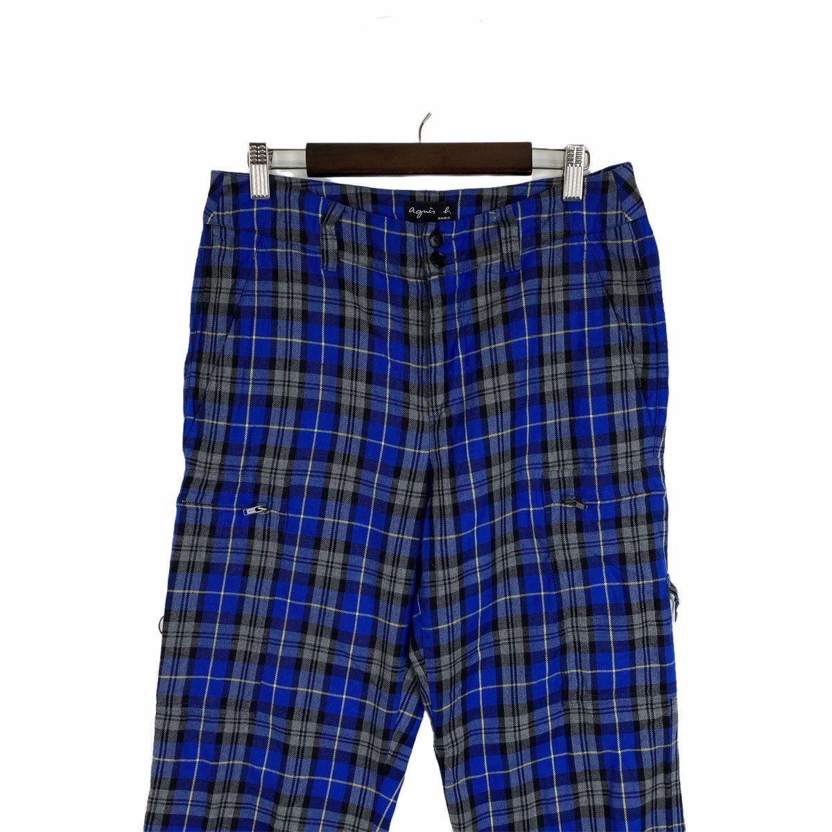 Vintage × agnes b. Vintage AGNES B Paris Casual Checkered Design Trouser Pant Size 30" / US 8 / IT 44 - 5 Thumbnail