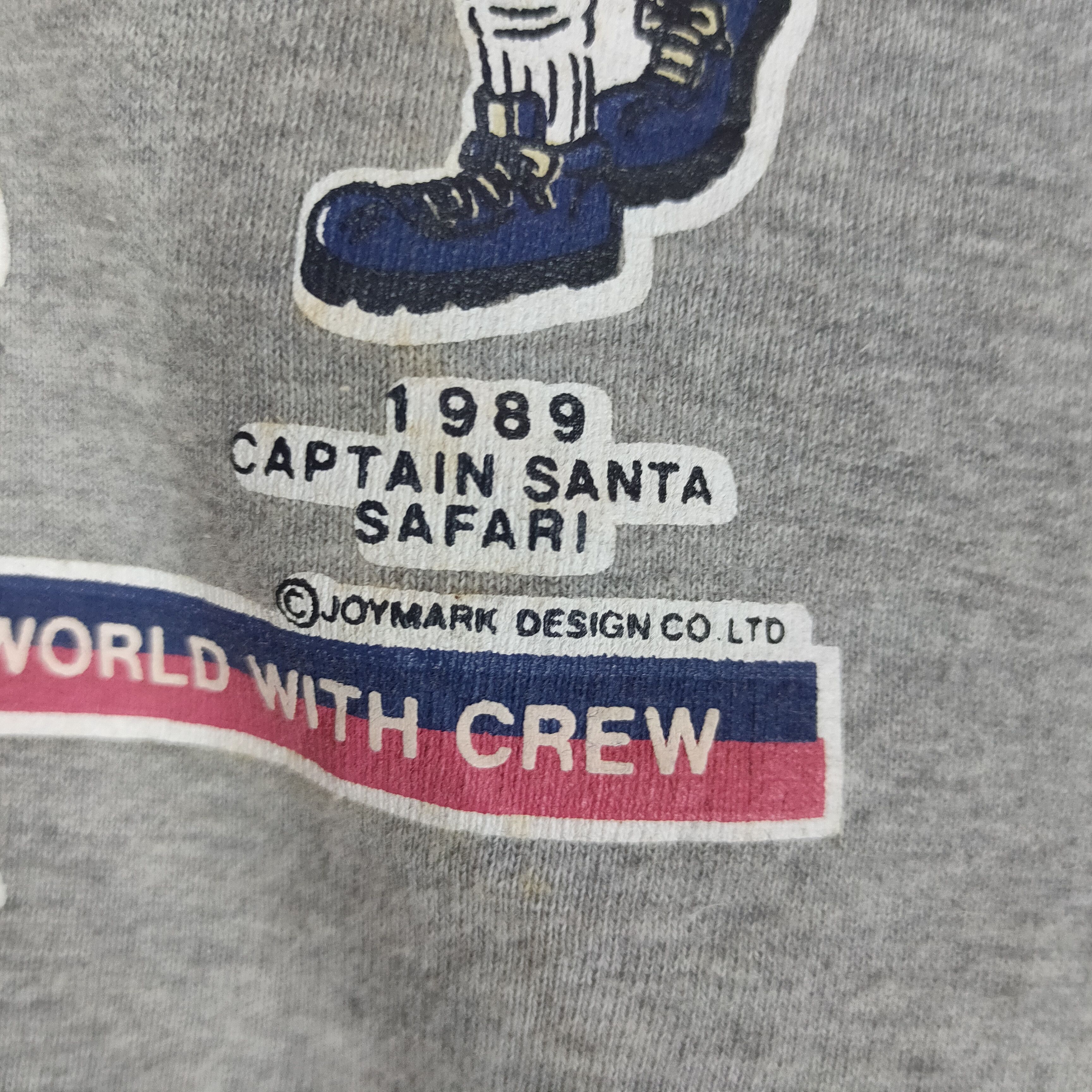 Vintage CAPTAIN SANTA 10th ANNIVERSARY Big Print Sweatshirt Size US M / EU 48-50 / 2 - 3 Thumbnail