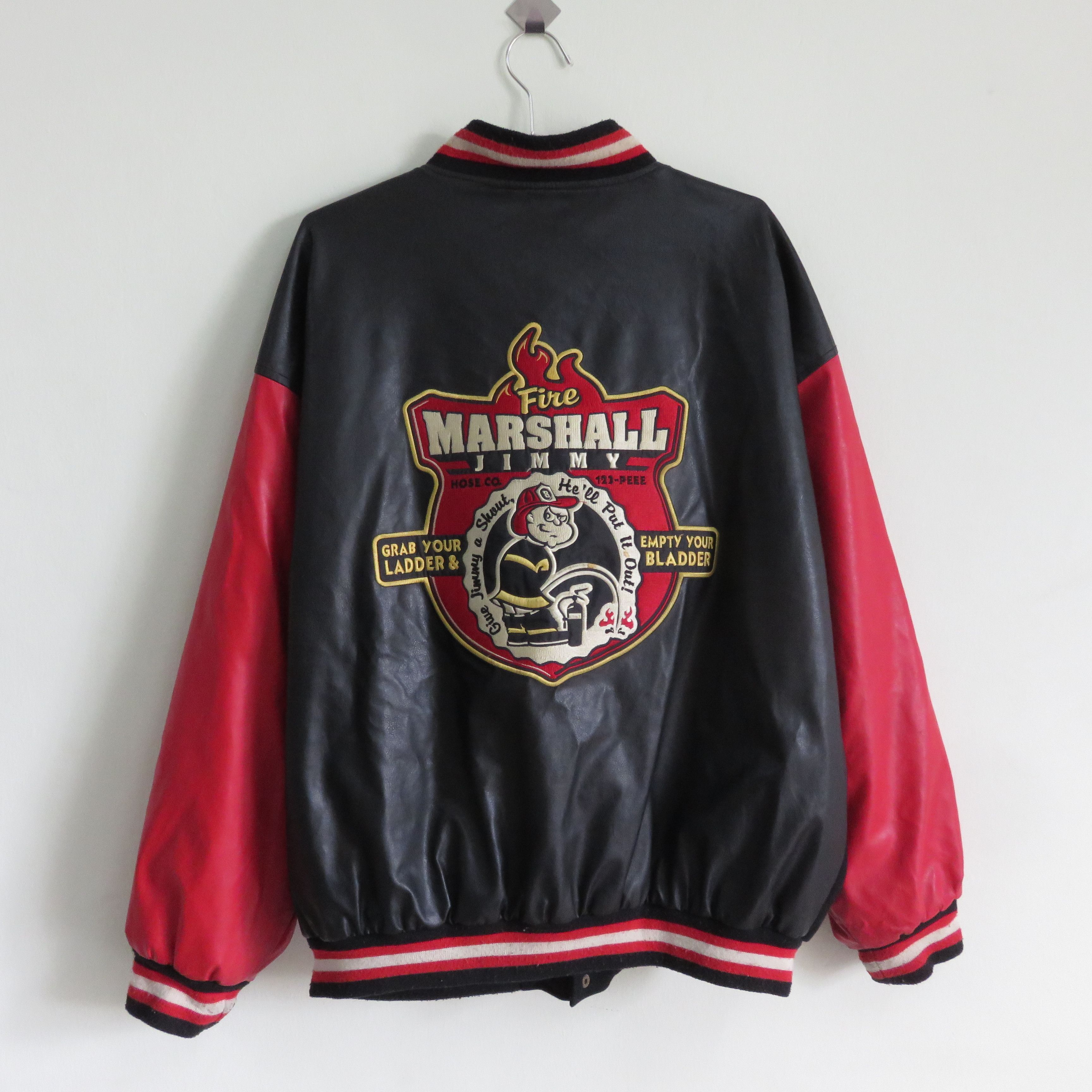 Vintage Vintage Marshall Embroidered Oversize Varsity Size US XXL / EU 58 / 5 - 5 Thumbnail