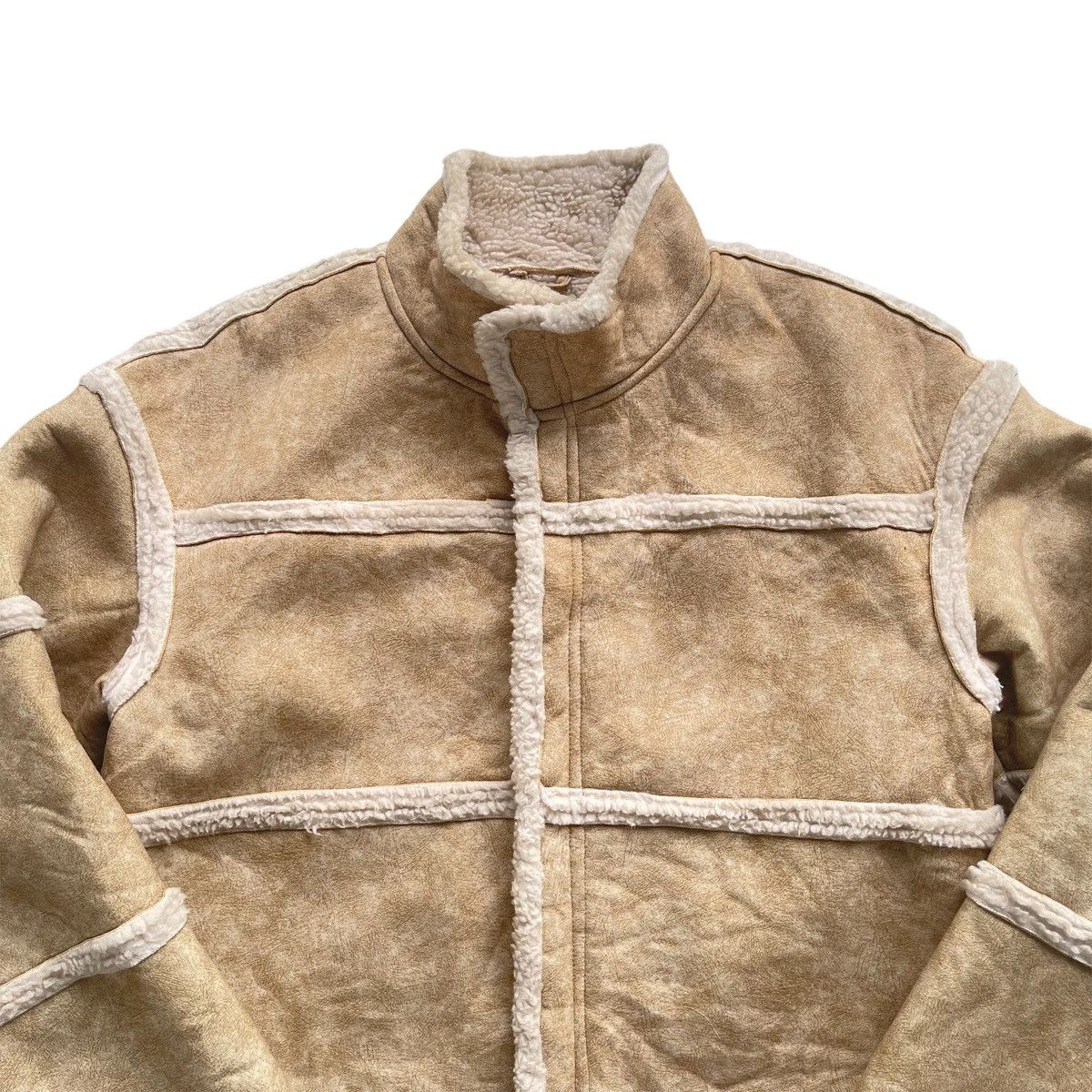 Vintage Shearling Faux Fleece Sherpa Coat Jacket Size US M / EU 48-50 / 2 - 6 Thumbnail