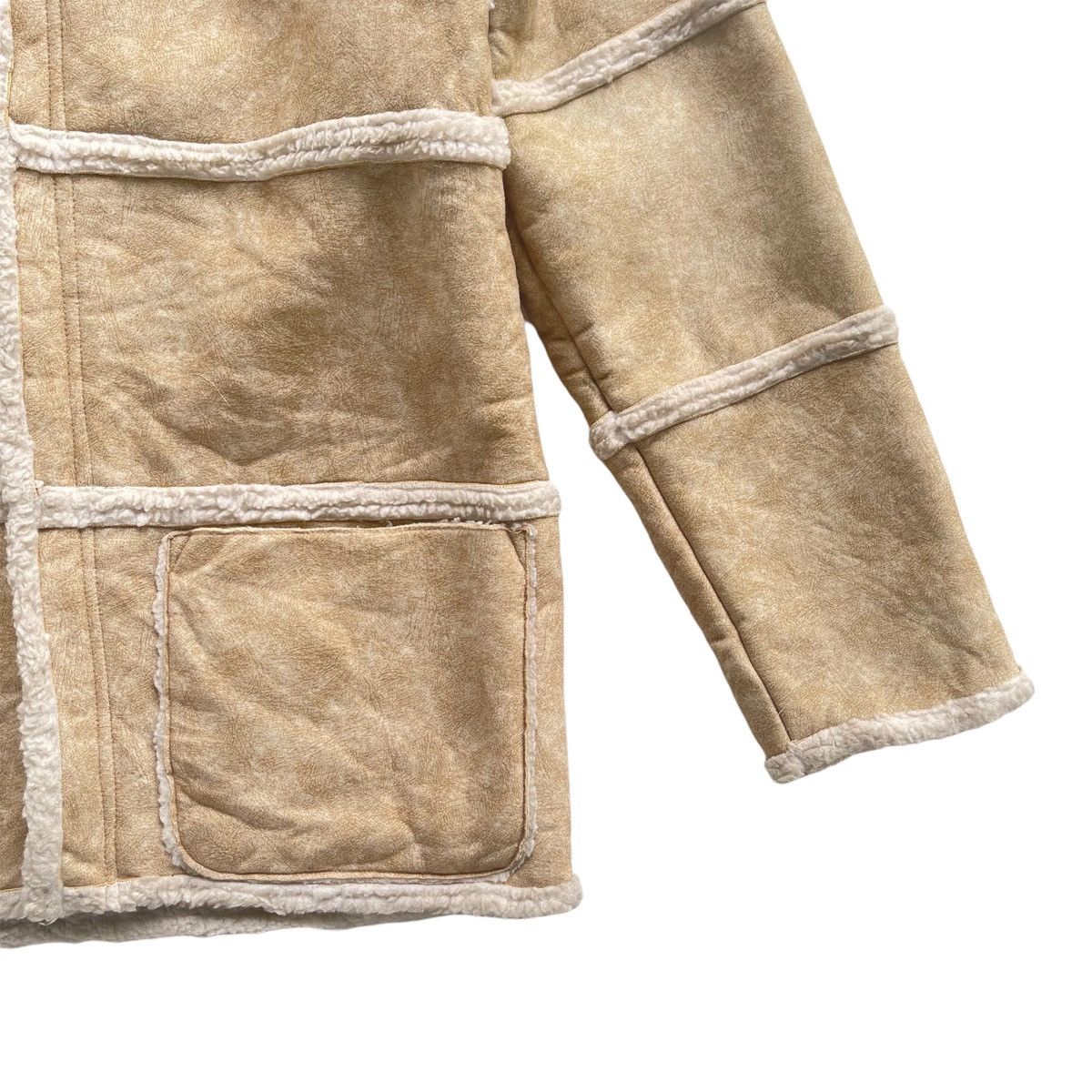 Vintage Shearling Faux Fleece Sherpa Coat Jacket Size US M / EU 48-50 / 2 - 7 Thumbnail