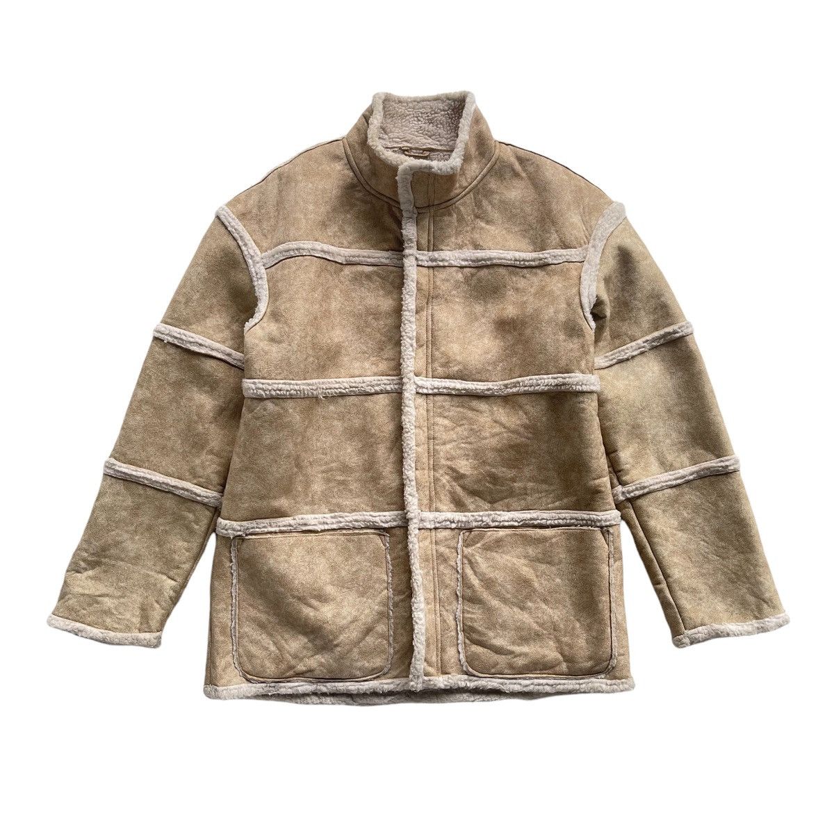 Vintage Shearling Faux Fleece Sherpa Coat Jacket Size US M / EU 48-50 / 2 - 4 Thumbnail
