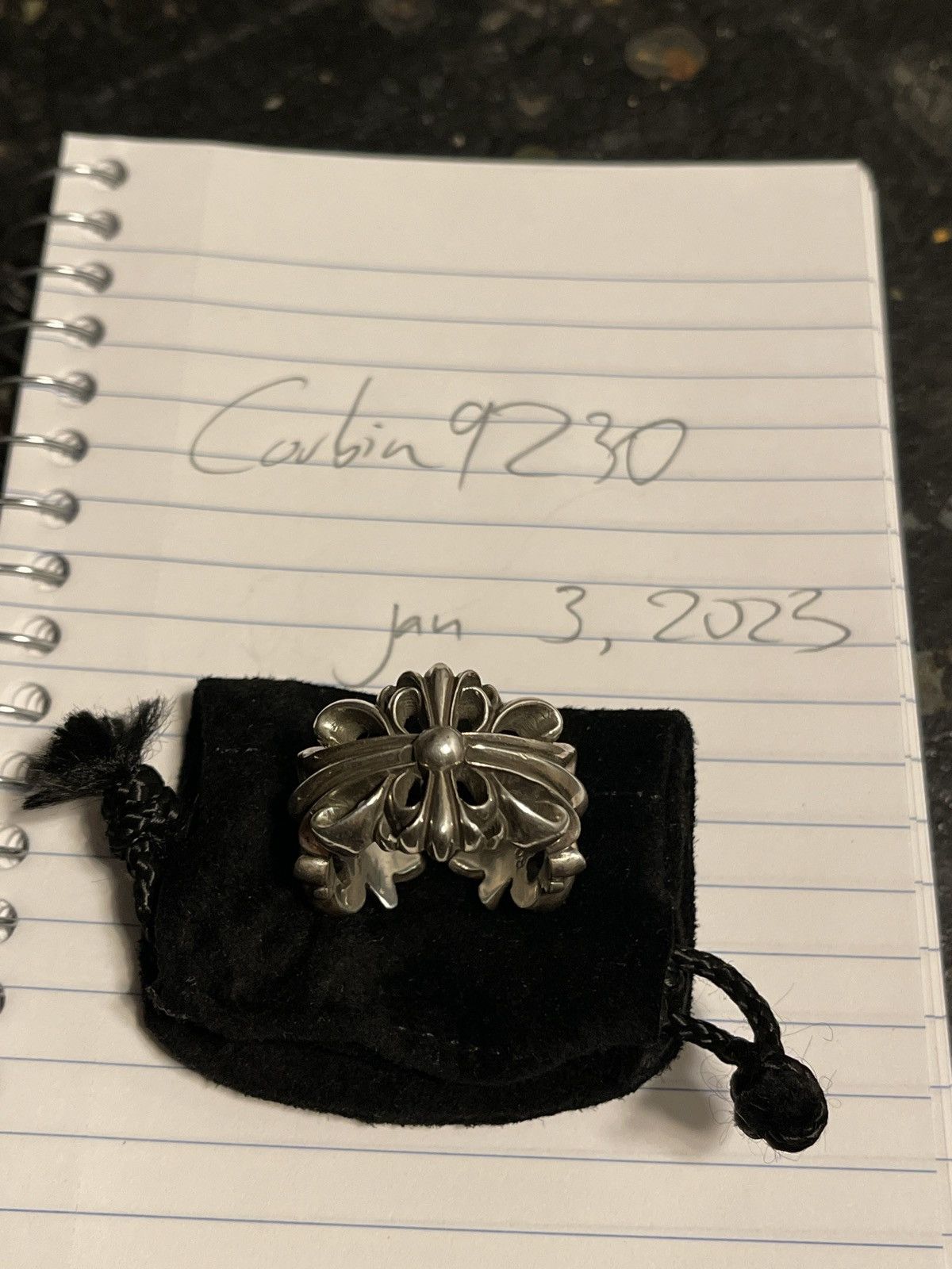 Chrome Hearts Double floral ring size 11 Size ONE SIZE - 1 Thumbnail