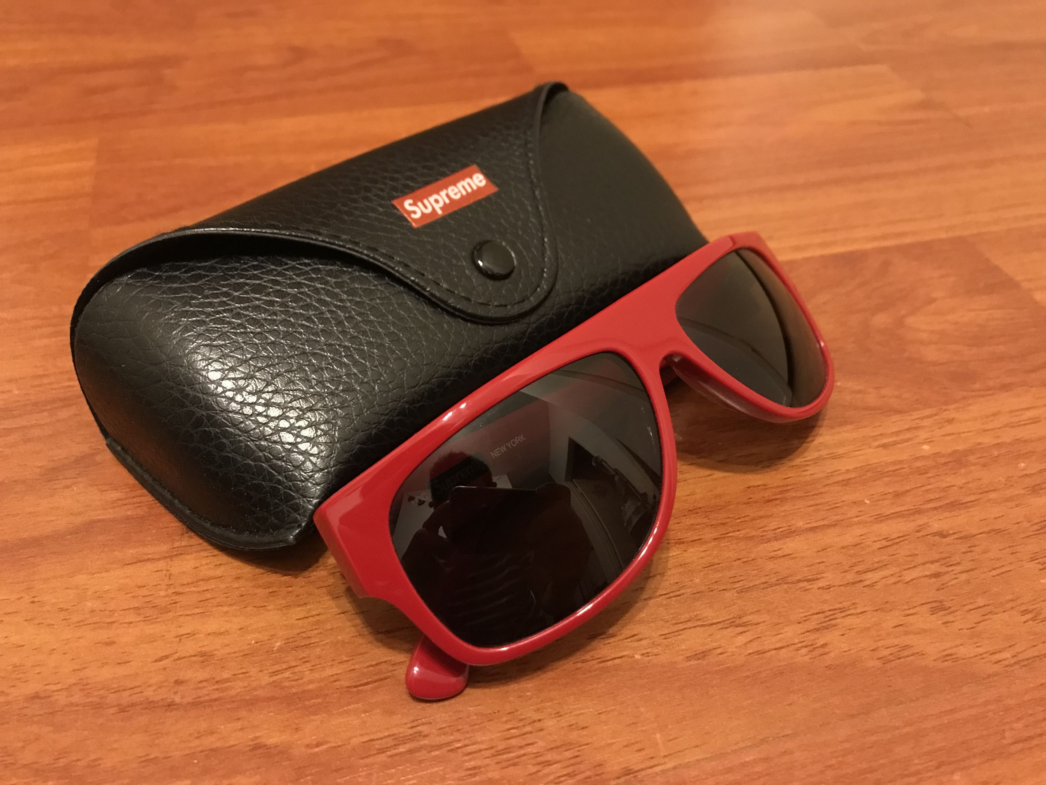 image of Ds: 2009 Supreme OG Loc Sunglasses (Red), Men's