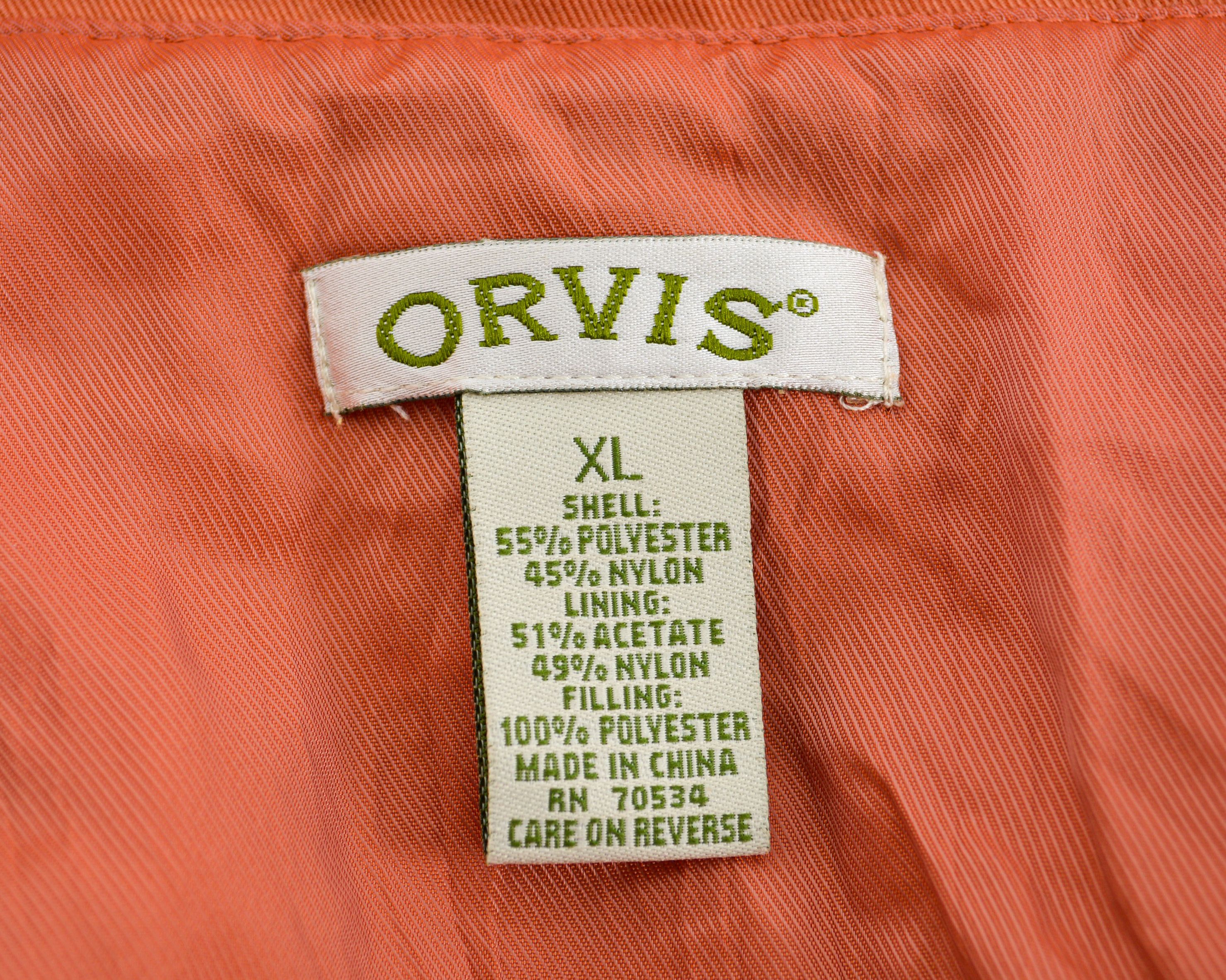 Orvis × Vintage Women's XL Fleece Pastel Waistcoat Gilet Zipper Vest Quilted Size XL / US 12-14 / IT 48-50 - 5 Thumbnail