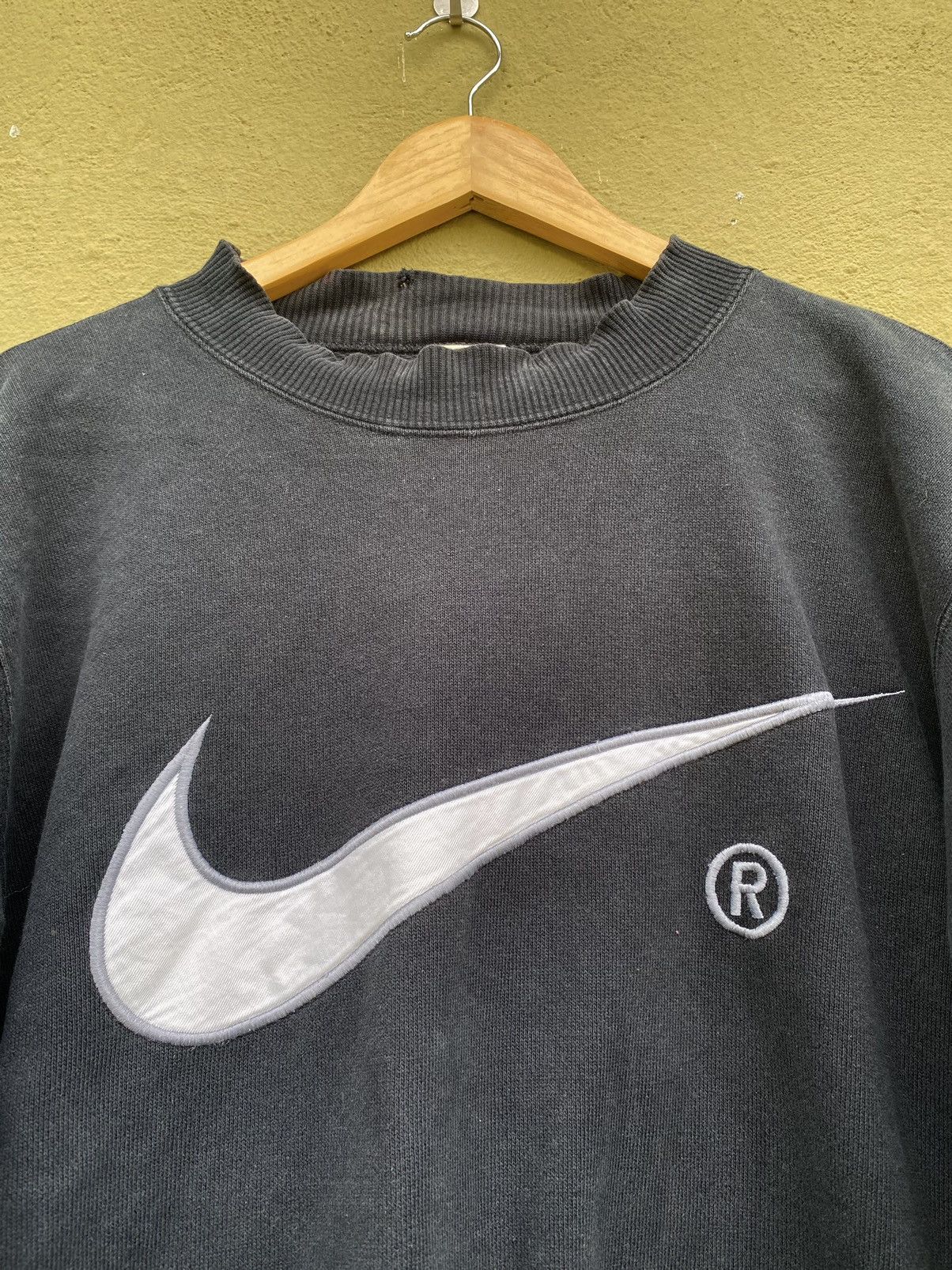 Nike Sale! Vintage NIKE big logo embroidery Size US M / EU 48-50 / 2 - 5 Thumbnail