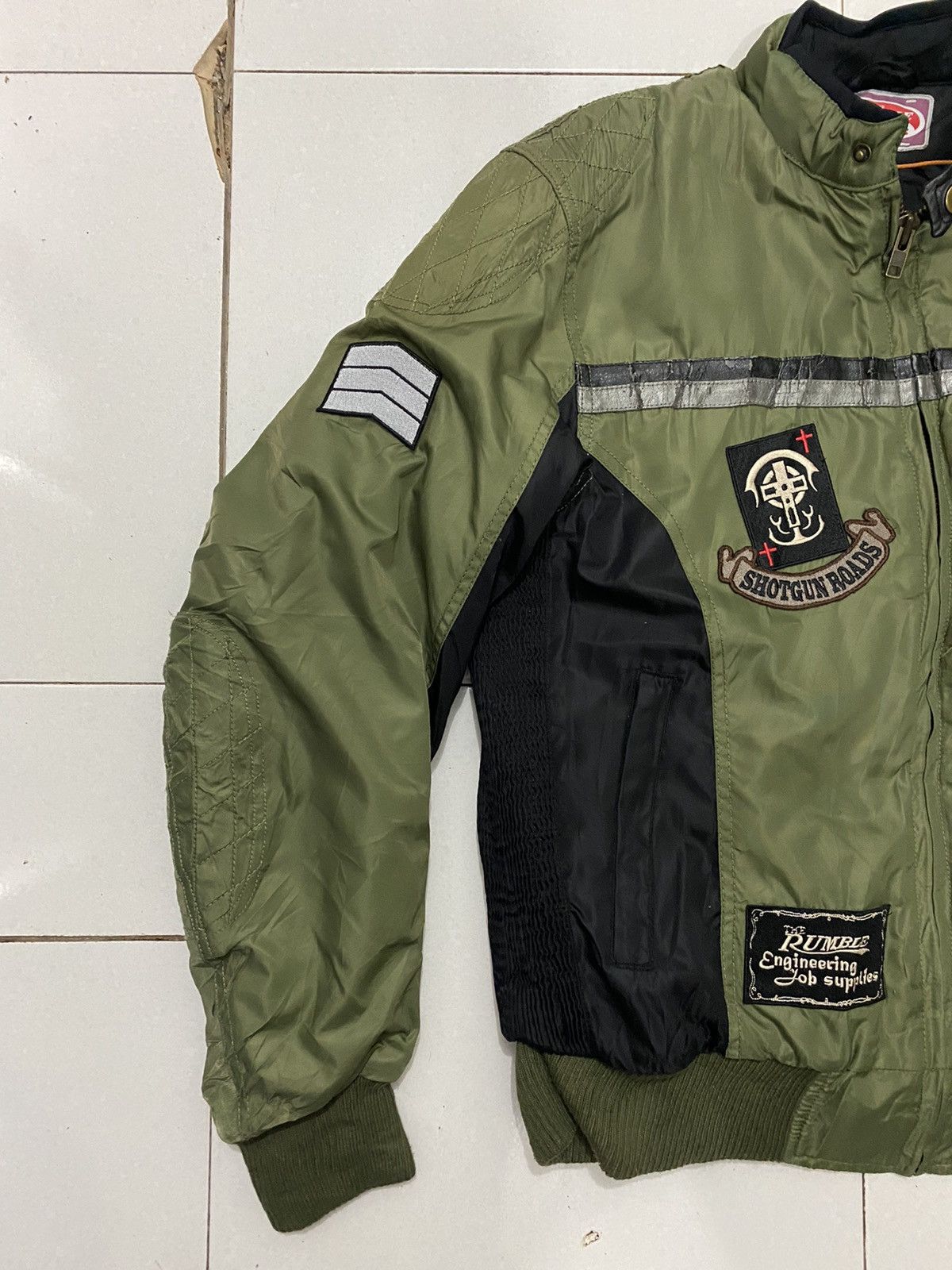 Japanese Brand × Vintage Japan Rumble Shotgun Roads Racing Jacket Size US L / EU 52-54 / 3 - 9 Thumbnail