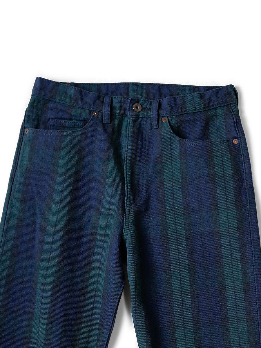 Kapital Kapital 11oz Tartan Check pants 5P OKABELLBO Size US 29 - 3 Thumbnail