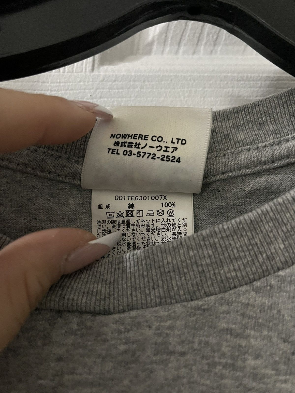 Bape Grey Silicone Logo Bape Tee M Size US M / EU 48-50 / 2 - 3 Thumbnail