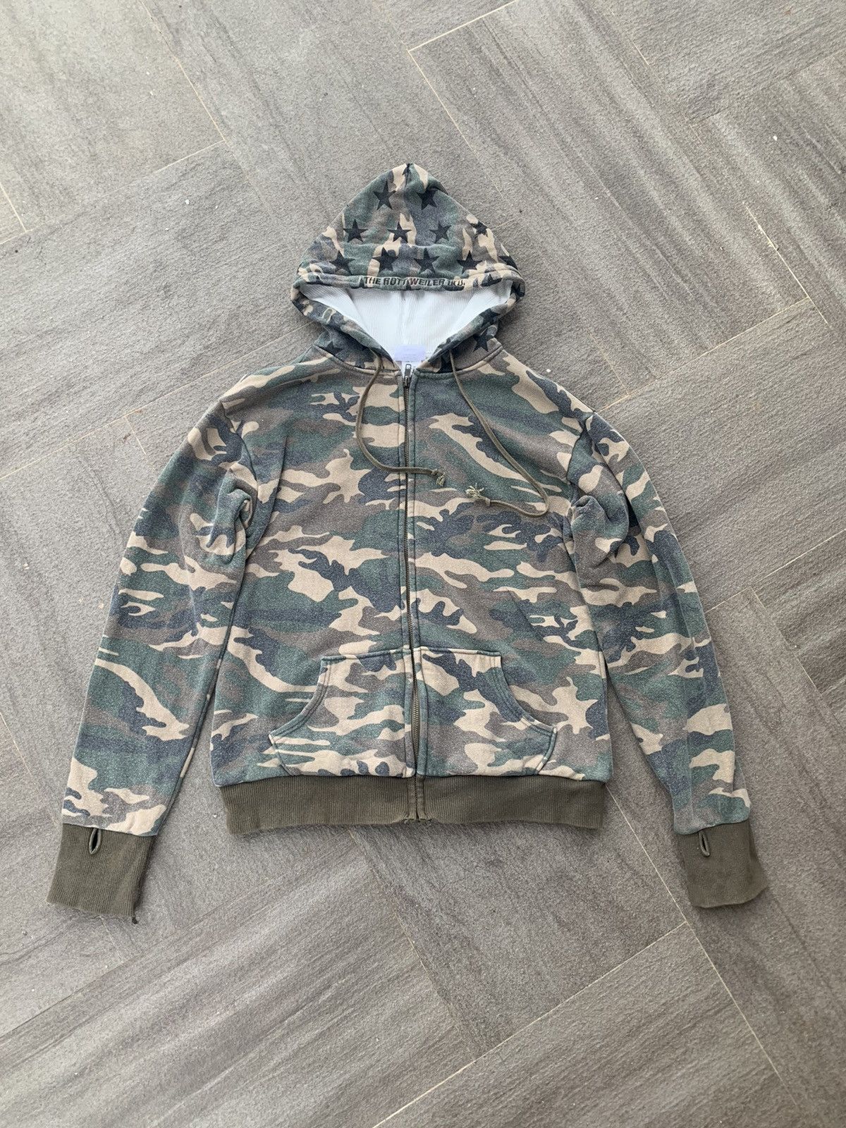 Rott Weiler Camo Hooded Jacket
