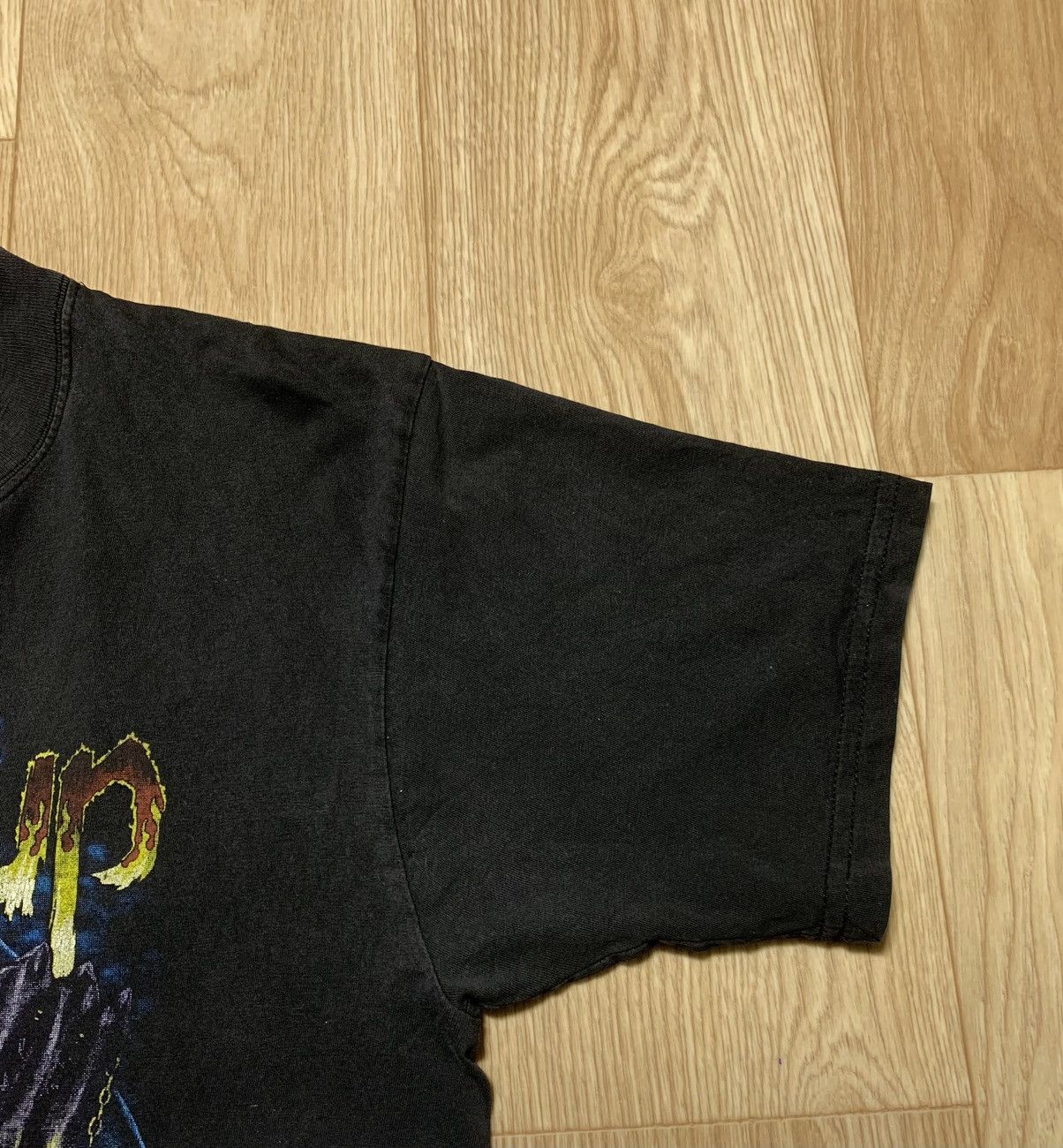 Vintage Vintage 666 Time's Up Big Graphic Print Death T-Shirt Size US L / EU 52-54 / 3 - 6 Thumbnail