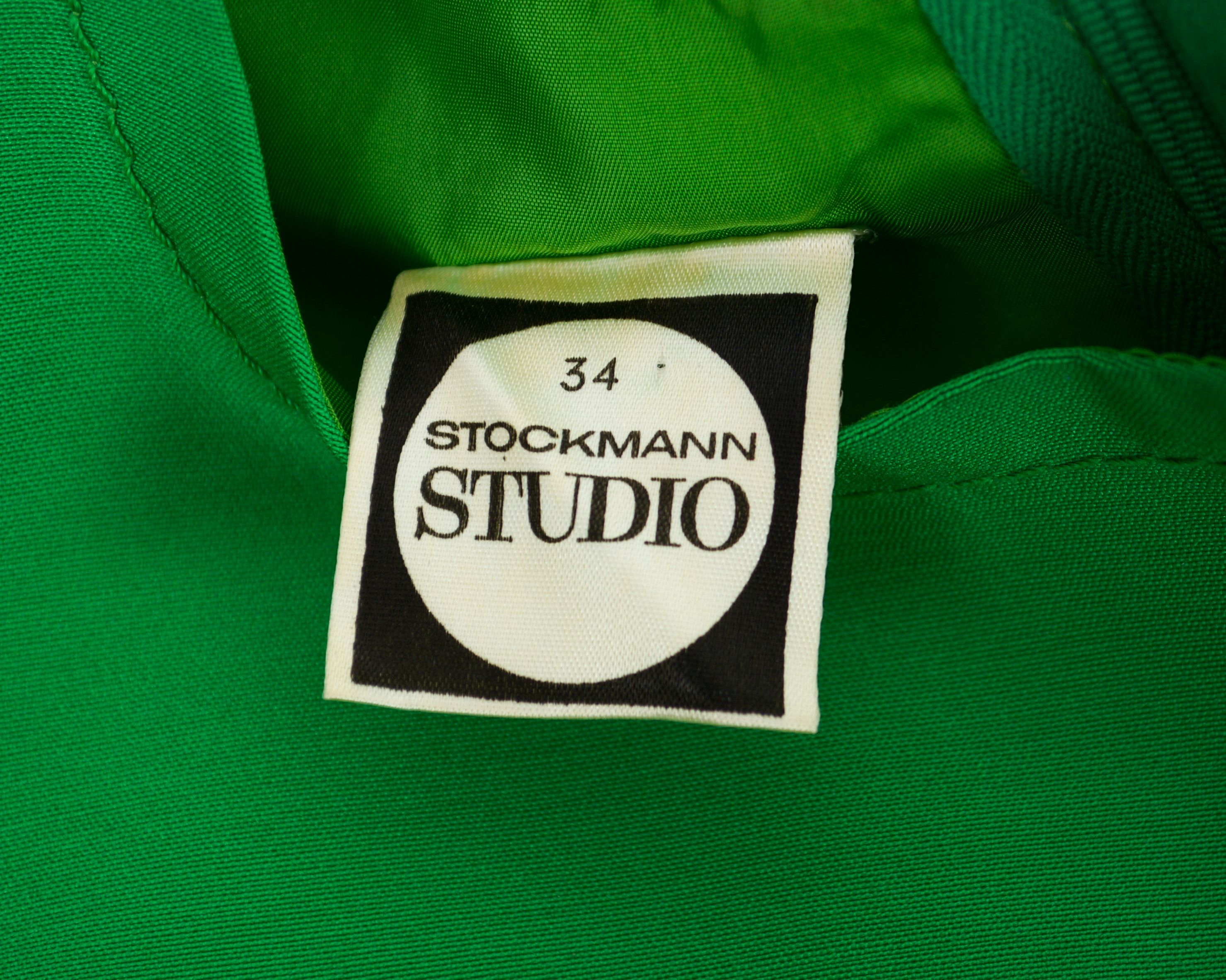 Vintage Pencil Dress Green Office Above The Knee Retro Formal Summer Size S / US 4 / IT 40 - 5 Thumbnail