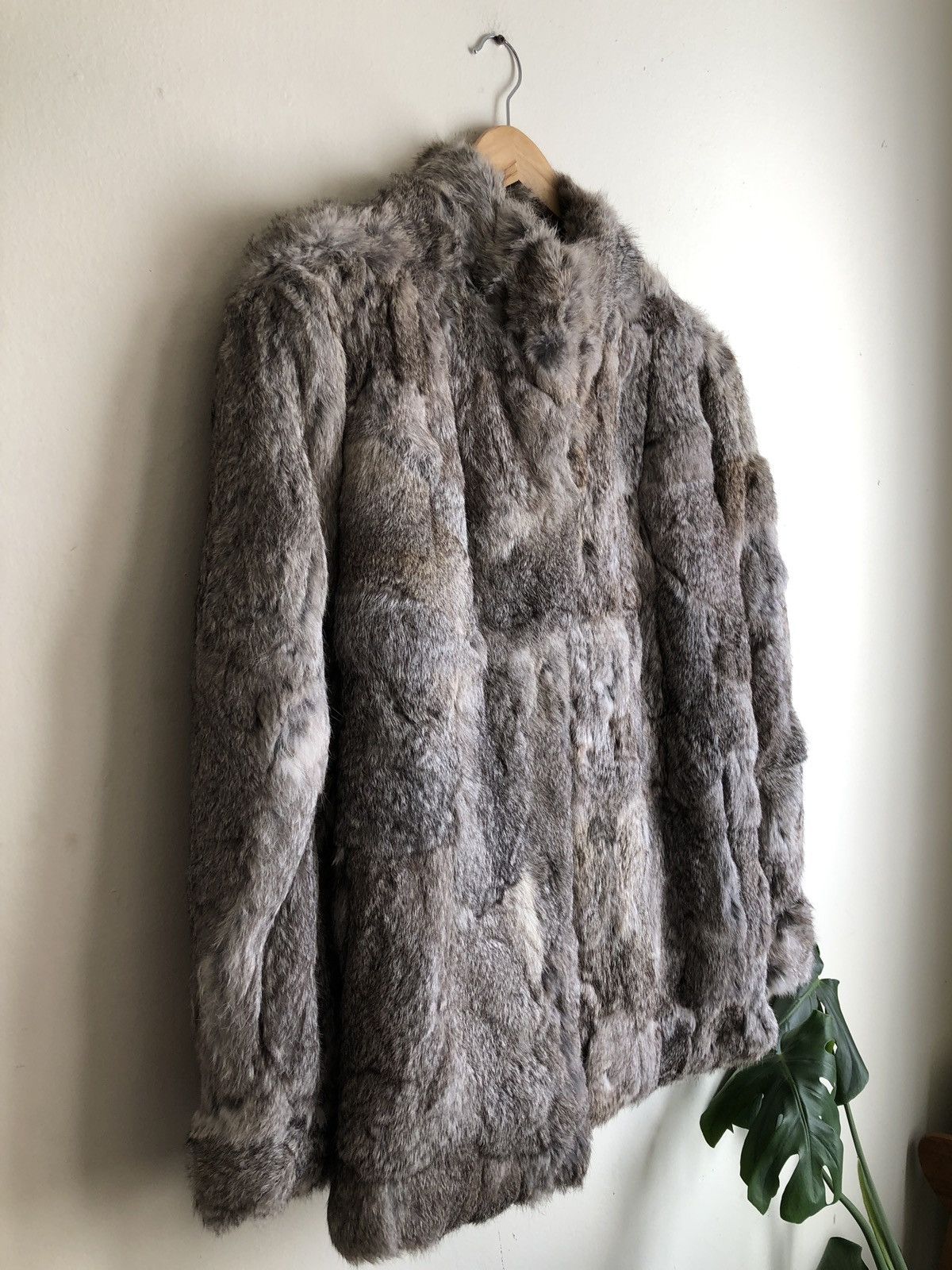 Diane von Furstenberg Genuine Dead Vintage Bunnies Playboy Furry Coat Size US L / EU 52-54 / 3 - 5 Thumbnail