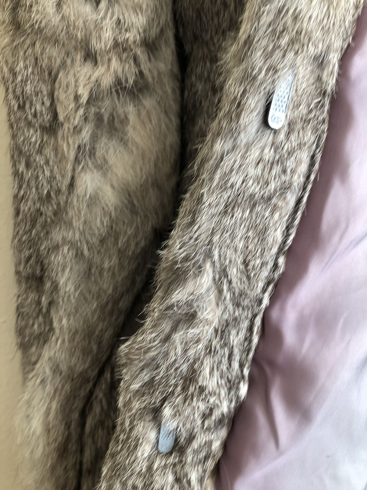 Diane von Furstenberg Genuine Dead Vintage Bunnies Playboy Furry Coat Size US L / EU 52-54 / 3 - 9 Thumbnail