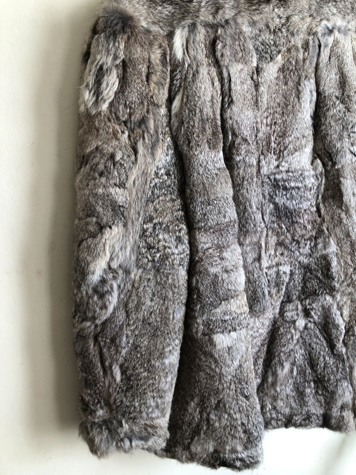 Diane von Furstenberg Genuine Dead Vintage Bunnies Playboy Furry Coat Size US L / EU 52-54 / 3 - 20 Thumbnail