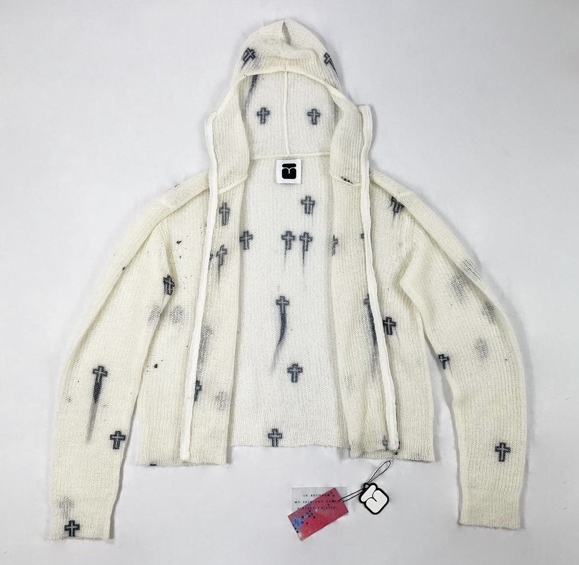Designer × Japanese Brand Paynestar Isolation Caved Knit Size US M / EU 48-50 / 2 - 2 Thumbnail
