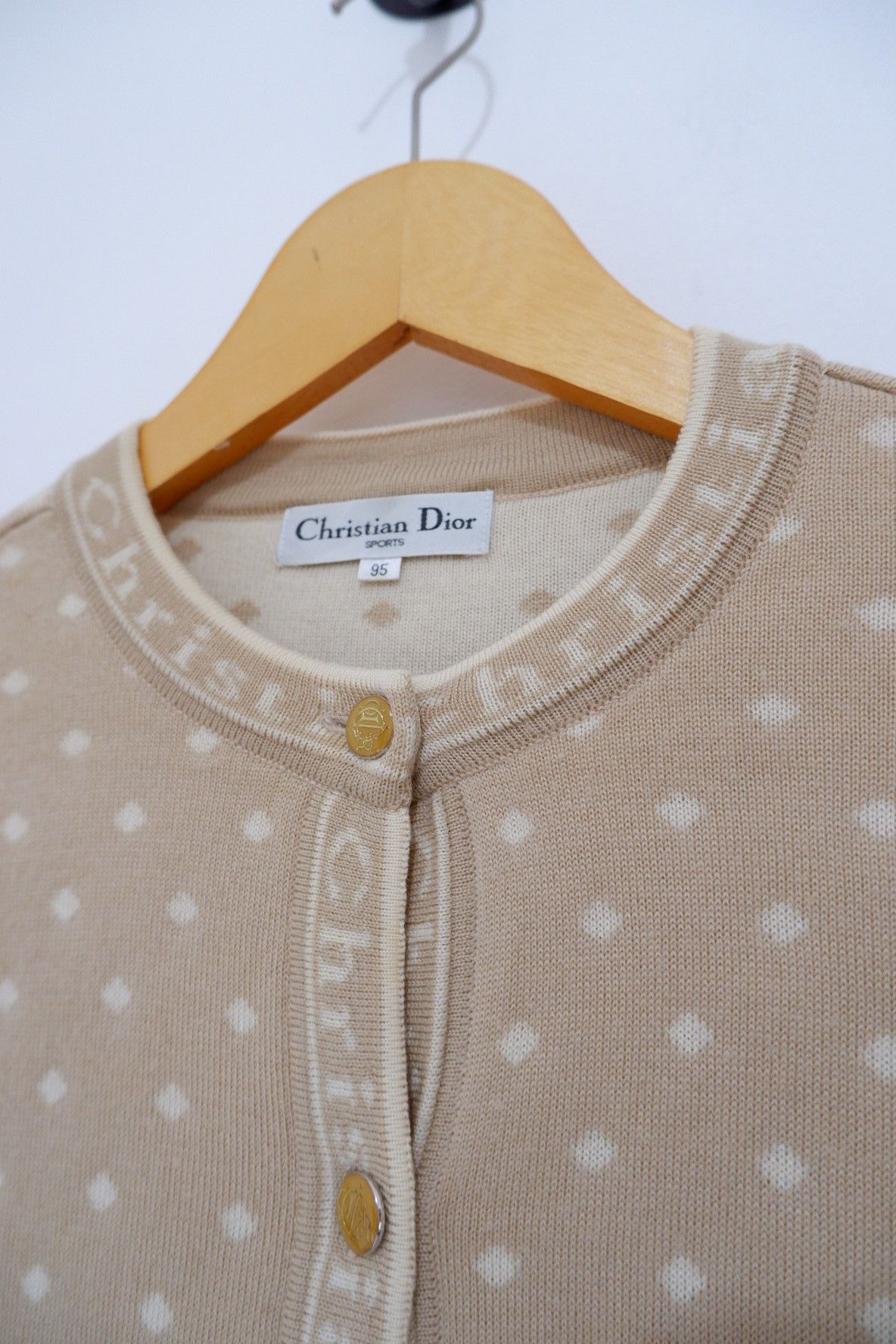 Christian Dior Monsieur Vintage Christian Dior Sport Button Wool Knit Cardigan Size M / US 6-8 / IT 42-44 - 3 Thumbnail