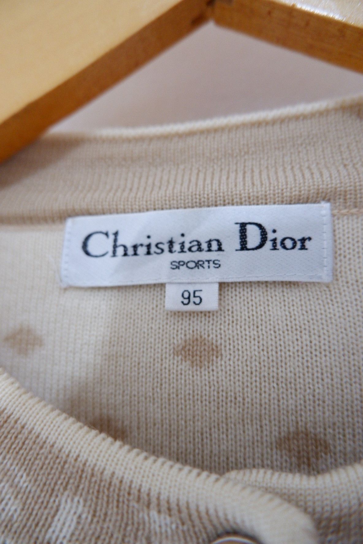 Christian Dior Monsieur Vintage Christian Dior Sport Button Wool Knit Cardigan Size M / US 6-8 / IT 42-44 - 8 Thumbnail