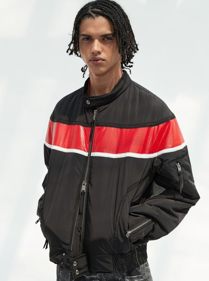 Andersson Bell NWT FW21-22 Brian Biker Padded Bomber Jacket size XL Size US XL / EU 56 / 4 - 2 Thumbnail