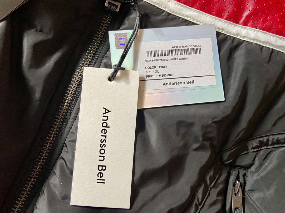 Andersson Bell NWT FW21-22 Brian Biker Padded Bomber Jacket size XL Size US XL / EU 56 / 4 - 22 Thumbnail