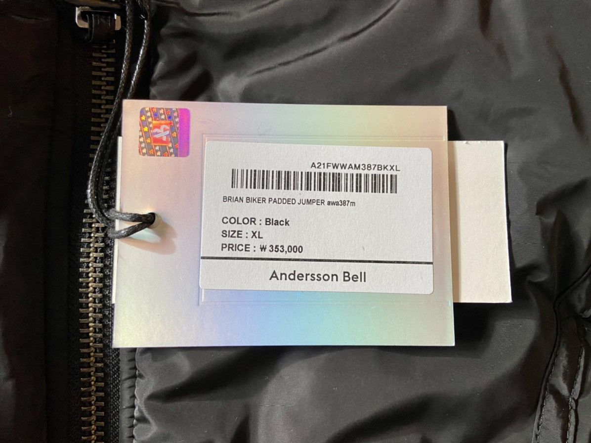 Andersson Bell NWT FW21-22 Brian Biker Padded Bomber Jacket size XL Size US XL / EU 56 / 4 - 23 Thumbnail