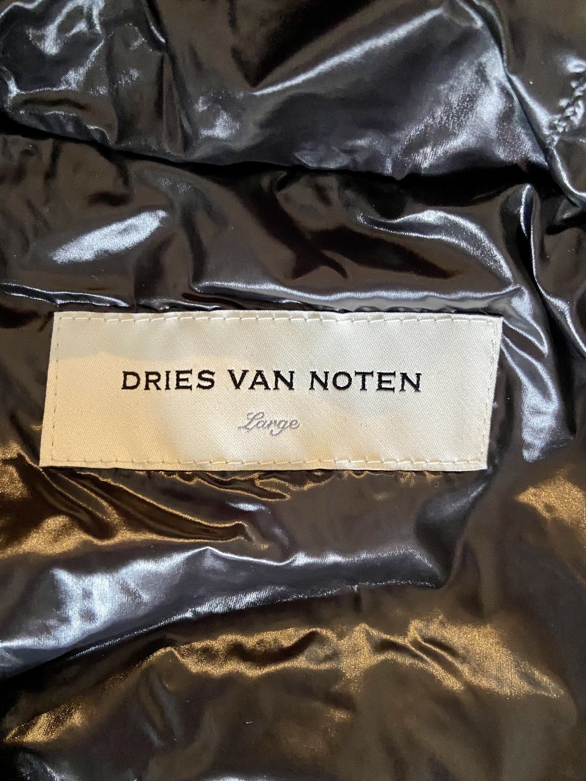 Dries Van Noten NWT FW20-21 Vence Long Bis Down Coat in Black size L Size US L / EU 52-54 / 3 - 10 Thumbnail