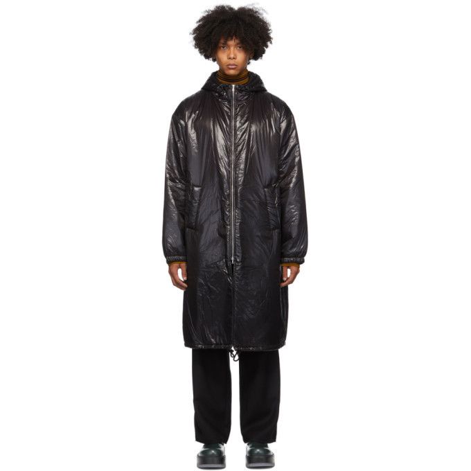Dries Van Noten NWT FW20-21 Vence Long Bis Down Coat in Black size L Size US L / EU 52-54 / 3 - 1 Thumbnail