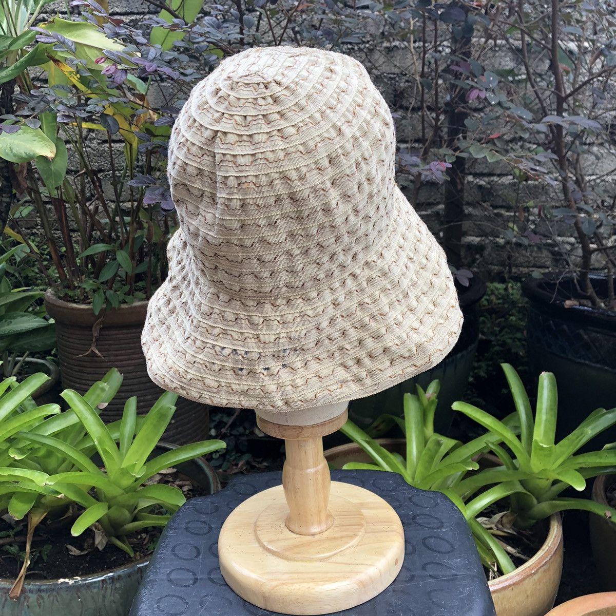 Designer × Japanese Brand × Kenzo 🔥Rare🔥Kenzo Sashiko Styles Summer Camp Casual Outdoor Hat Size ONE SIZE - 3 Thumbnail