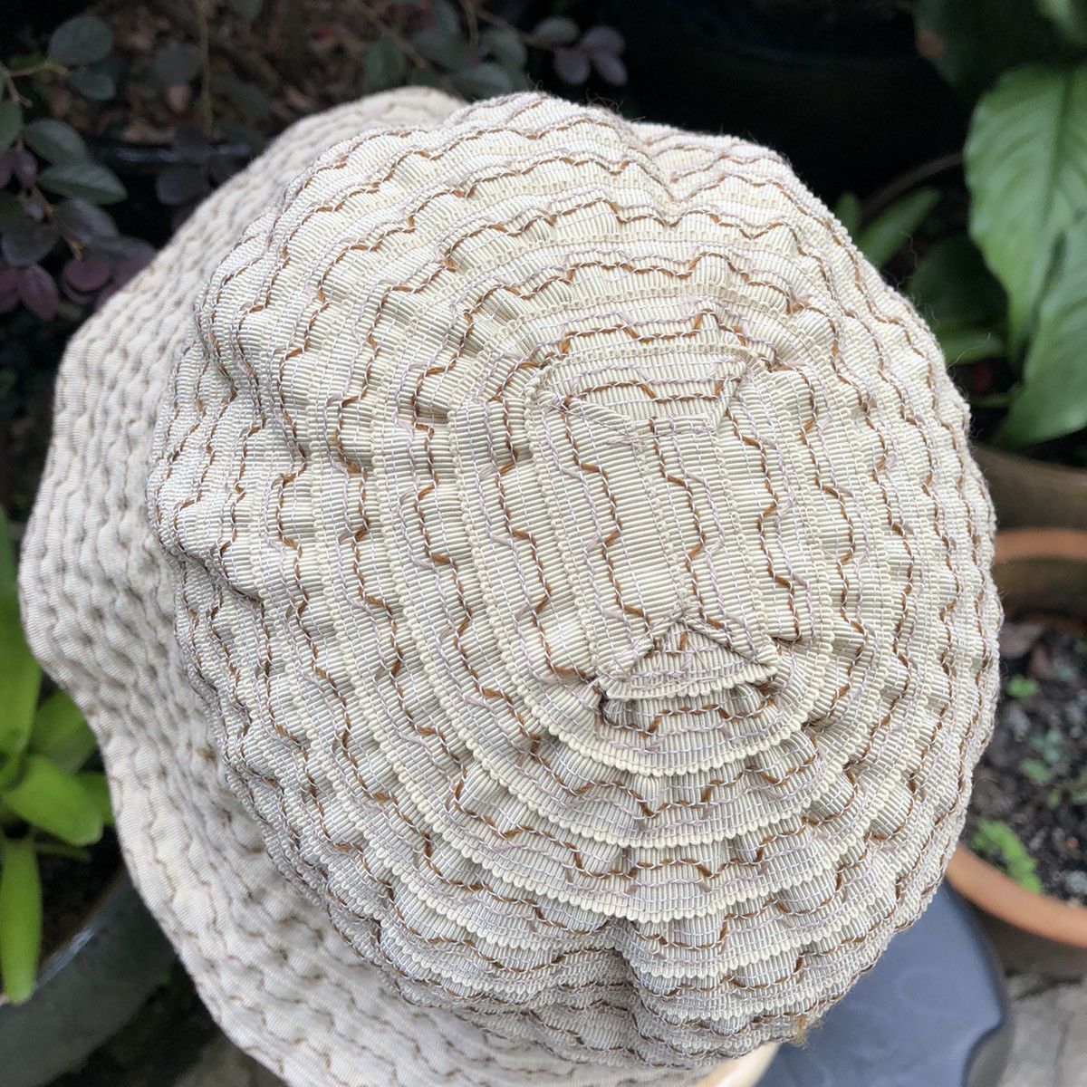 Designer × Japanese Brand × Kenzo 🔥Rare🔥Kenzo Sashiko Styles Summer Camp Casual Outdoor Hat Size ONE SIZE - 5 Thumbnail