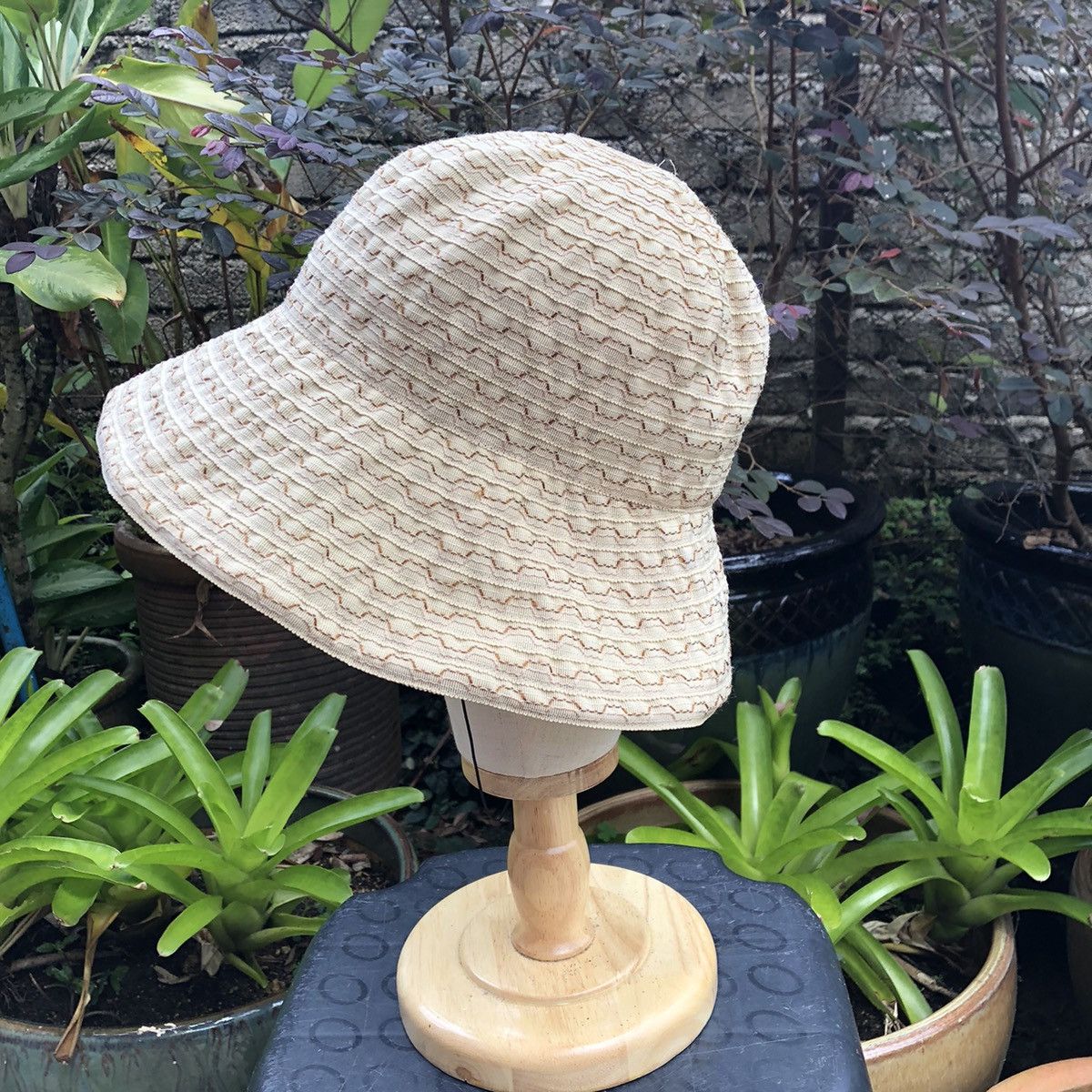 Designer × Japanese Brand × Kenzo 🔥Rare🔥Kenzo Sashiko Styles Summer Camp Casual Outdoor Hat Size ONE SIZE - 2 Thumbnail