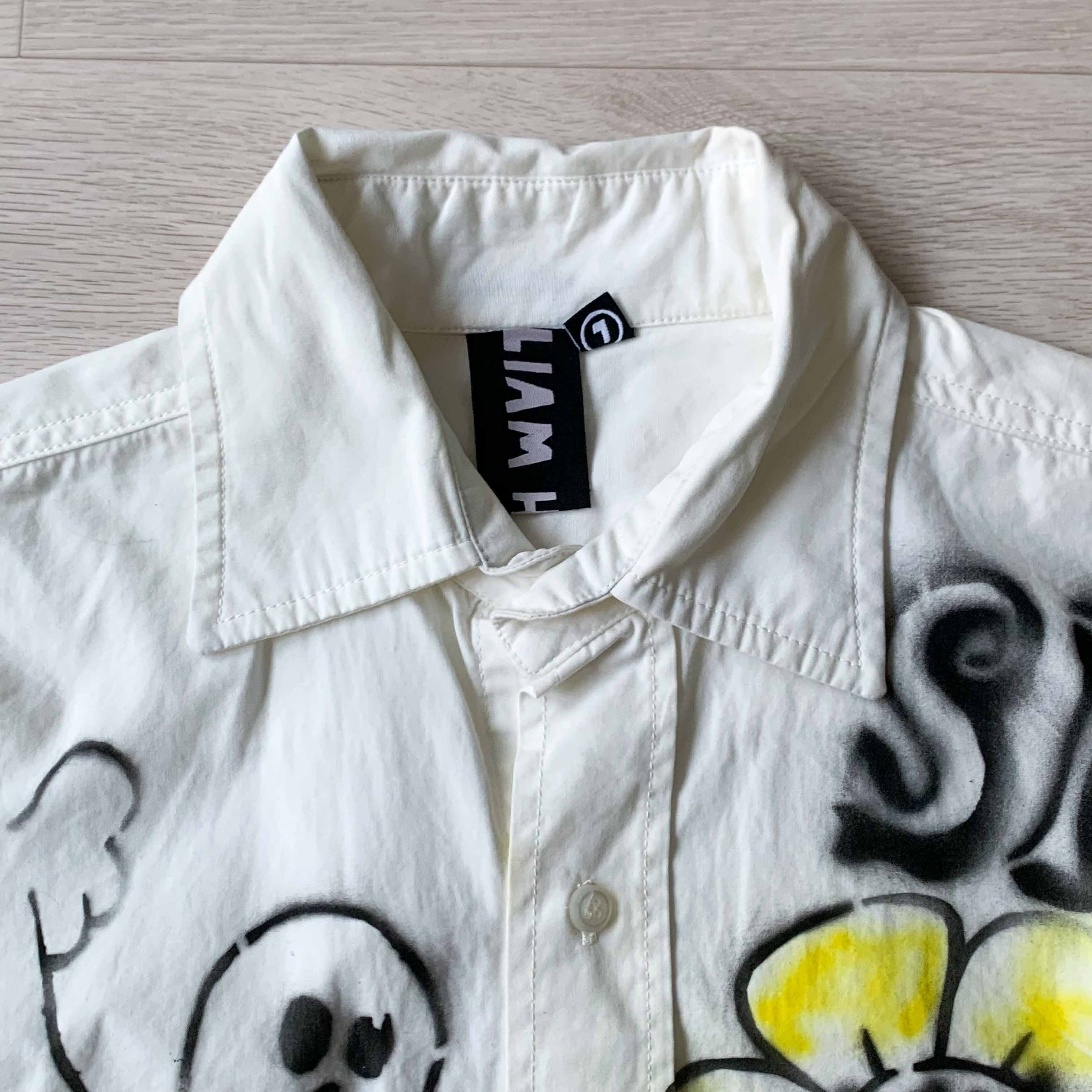 Liam Hodges Liam Hodges White Gang Air Brushed Shirts Size US L / EU 52-54 / 3 - 4 Thumbnail