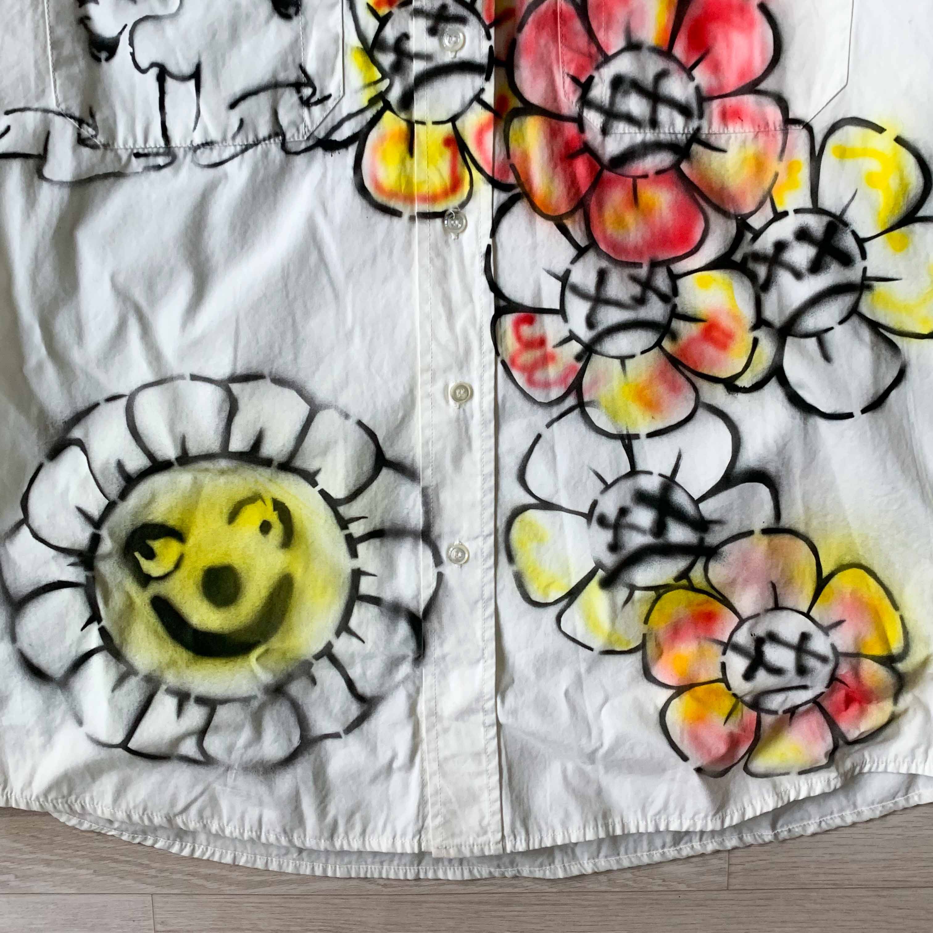 Liam Hodges Liam Hodges White Gang Air Brushed Shirts Size US L / EU 52-54 / 3 - 5 Thumbnail