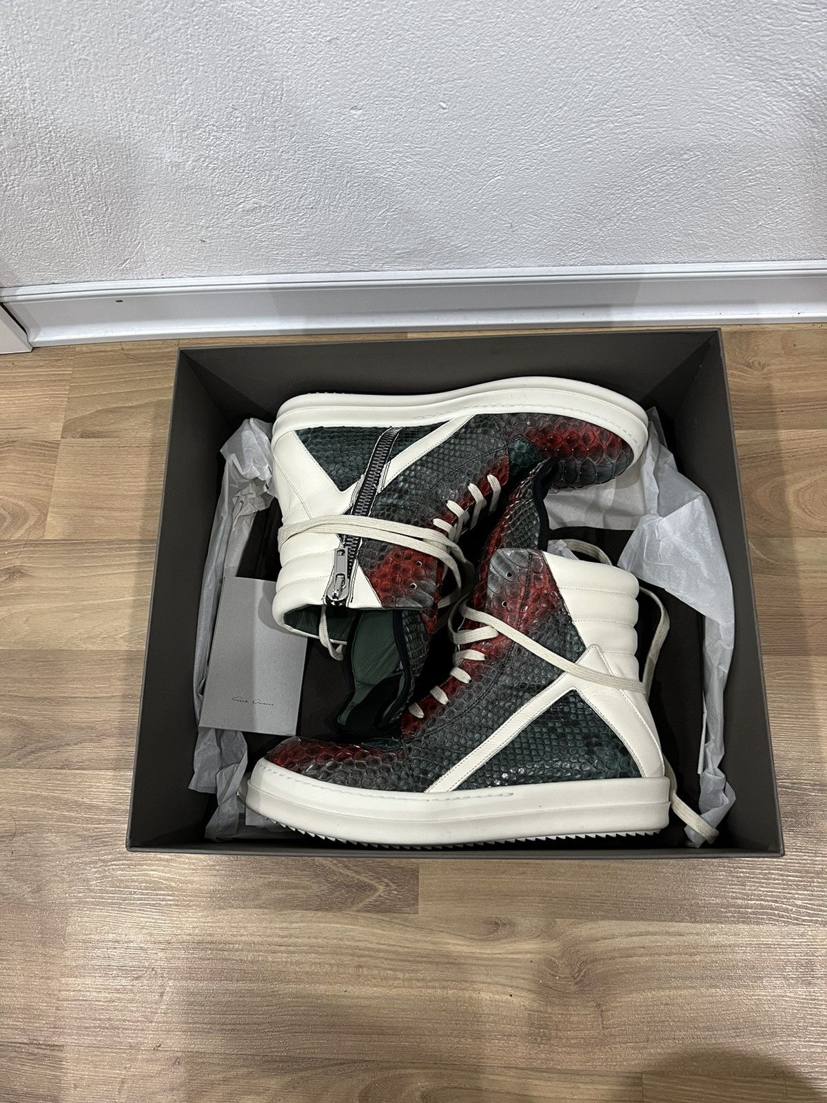 Rick Owens Rick Owens python Geobaskets 2022 | Grailed