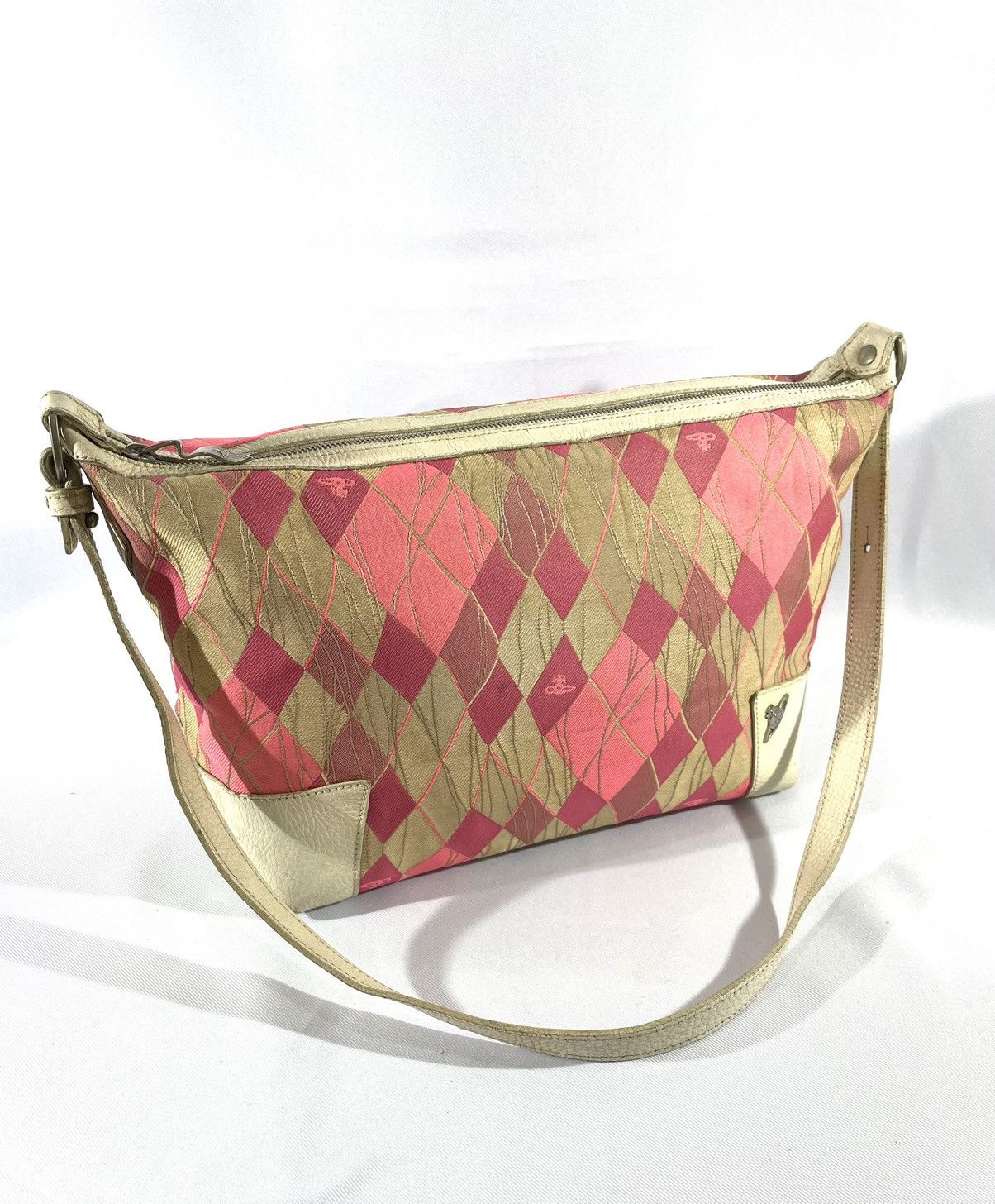 VIVIENNE WESTWOOD tartan crossbody bag