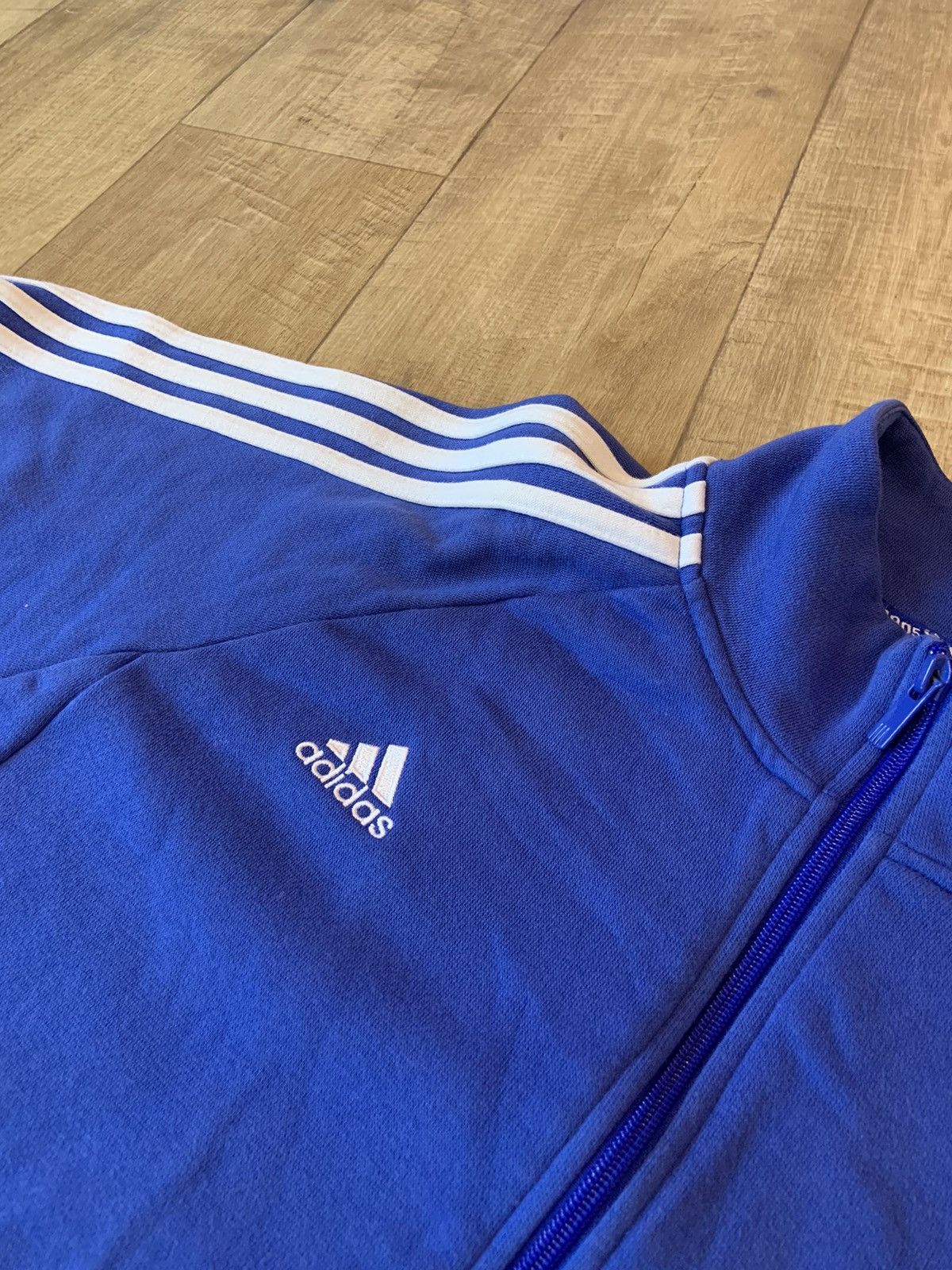 Chelsea Soccer × Vintage vintage adidas chelsea zip sweatshirt 2004-2006 Size US XL / EU 56 / 4 - 4 Thumbnail