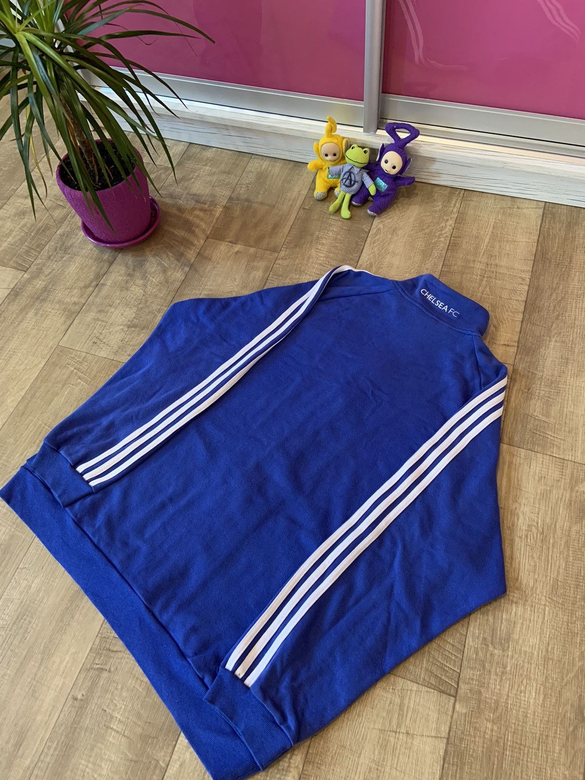 Chelsea Soccer × Vintage vintage adidas chelsea zip sweatshirt 2004-2006 Size US XL / EU 56 / 4 - 2 Thumbnail
