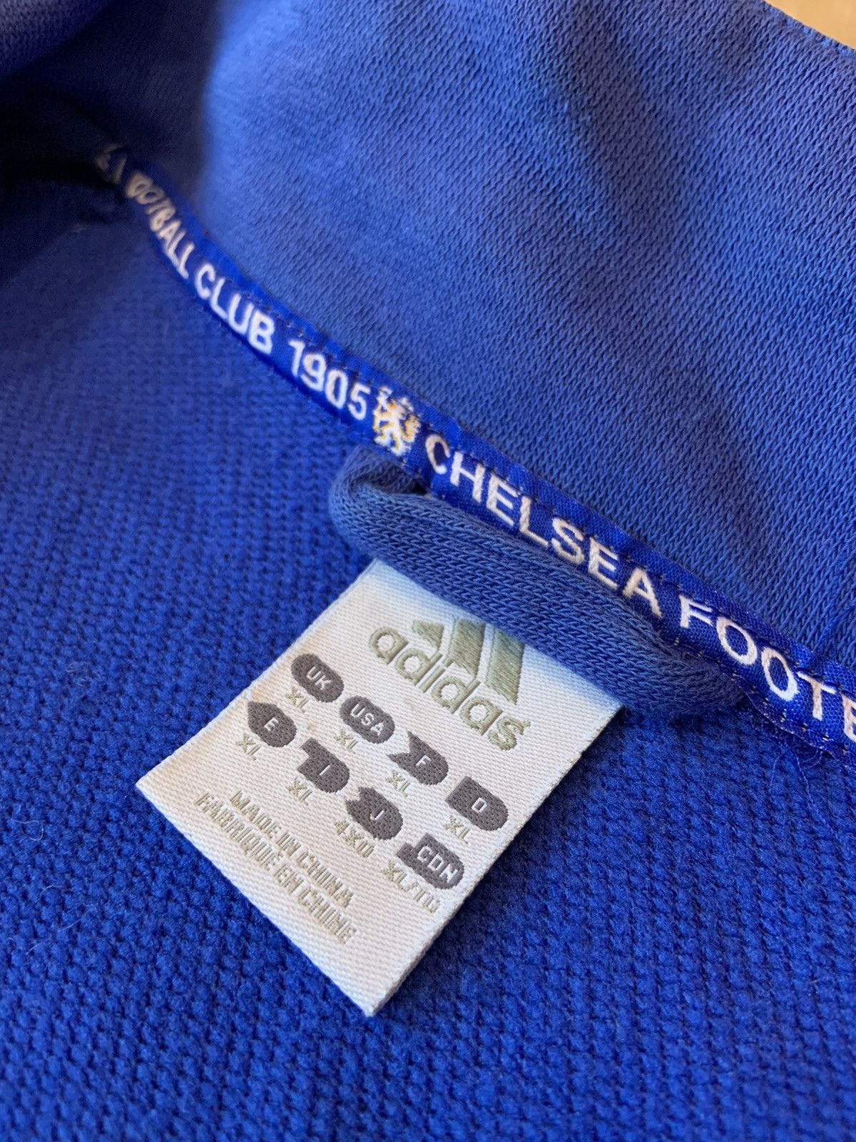 Chelsea Soccer × Vintage vintage adidas chelsea zip sweatshirt 2004-2006 Size US XL / EU 56 / 4 - 9 Thumbnail