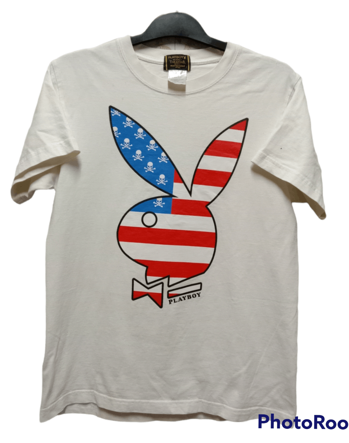 PLAYBOY × THEATER8 × mastermind JAPAN mastermind JAPAN ( Theater8 ) x PLAYBOY Swarovski Tee [ TS04
