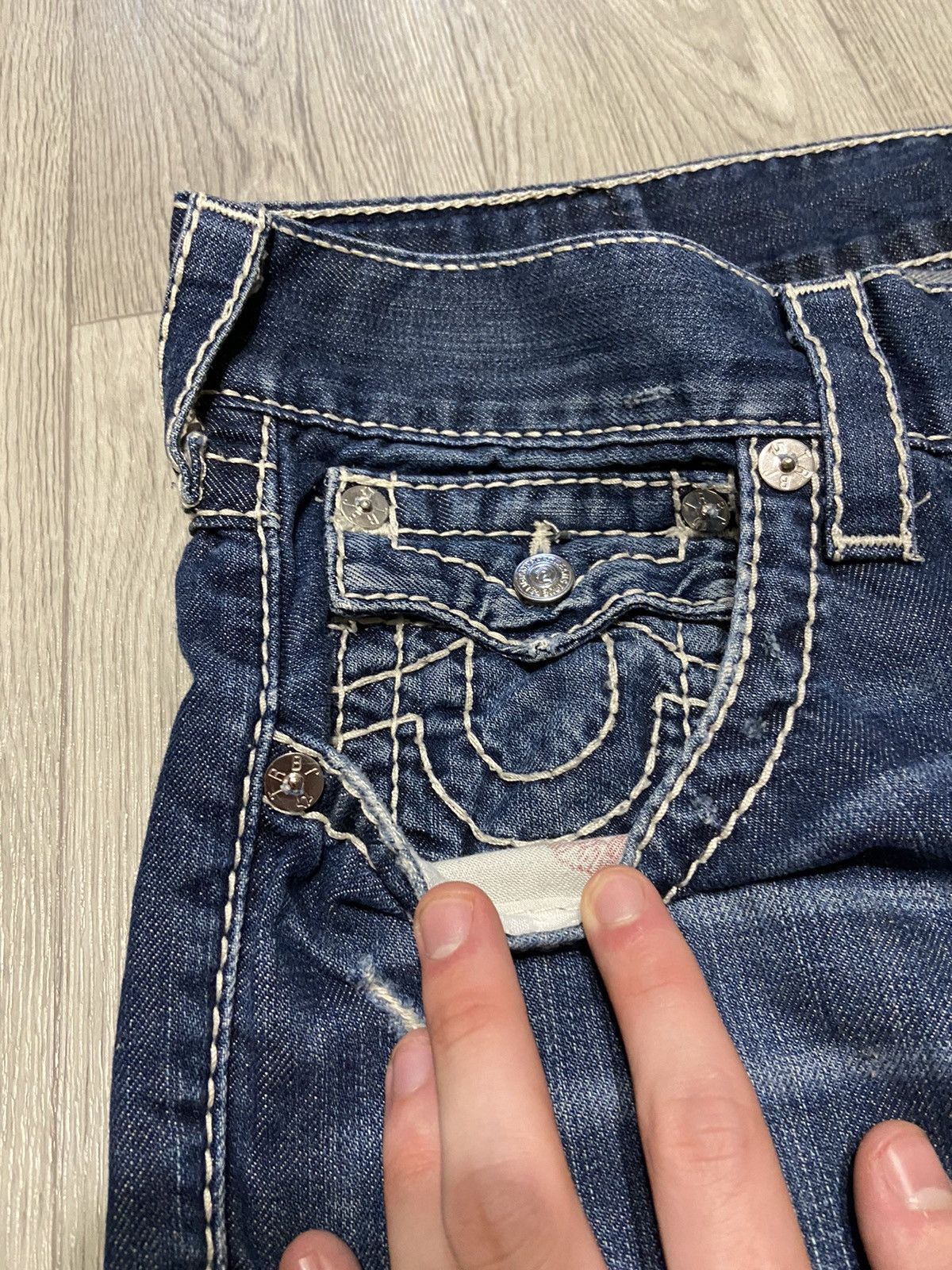 True Religion Vintage Y2K True Religion denim jeans Size US 32 / EU 48 - 5 Thumbnail