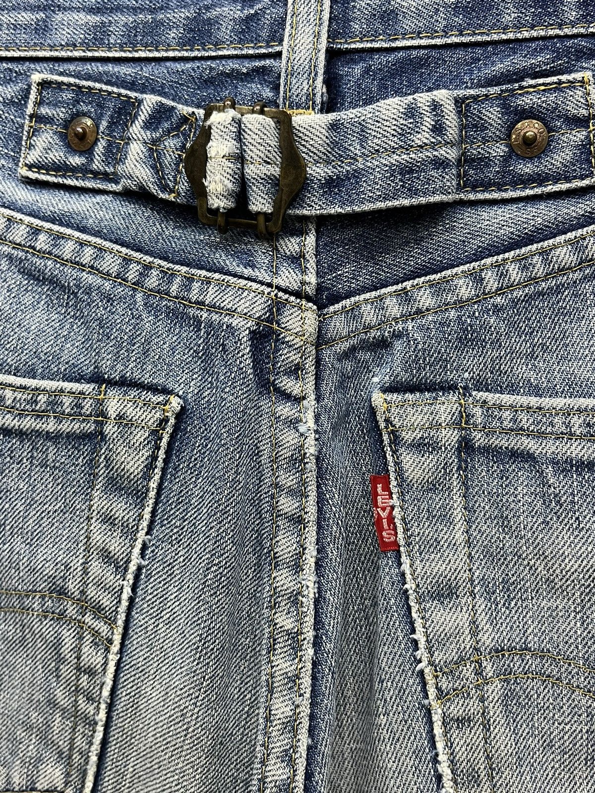 Levi's Vintage Clothing Vintage LEVI’S 701xx Big E Buckle Back Selvedge Denim Japan Size US 27 - 5 Thumbnail
