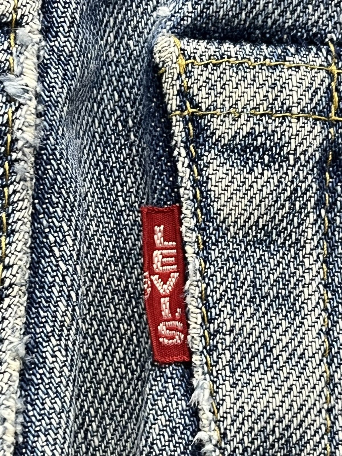 Levi's Vintage Clothing Vintage LEVI’S 701xx Big E Buckle Back Selvedge Denim Japan Size US 27 - 6 Thumbnail