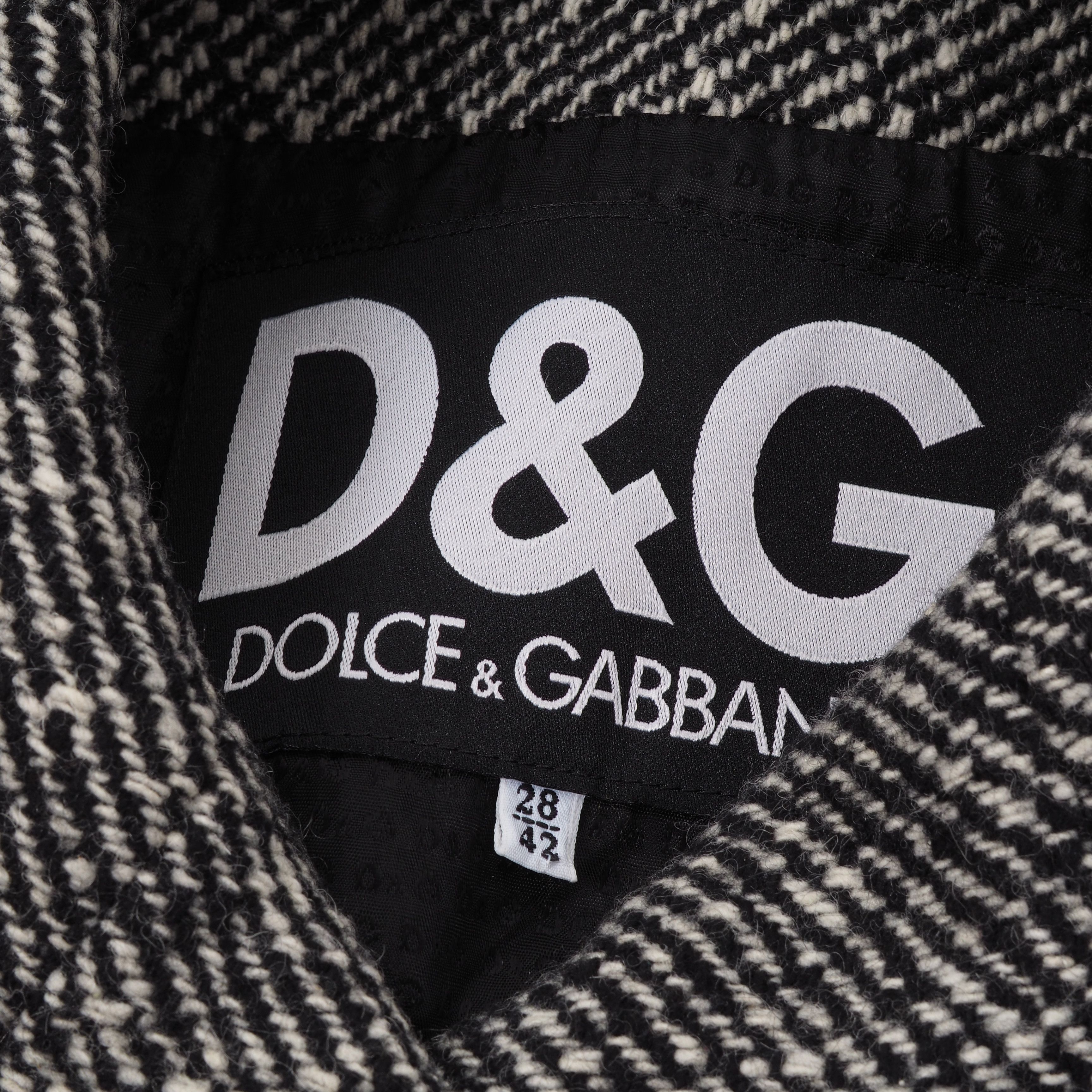Dolce & Gabbana × Vintage Dolce&Gabbana Vintage Tweed Cropped Jacket Size M / US 6-8 / IT 42-44 - 8 Thumbnail