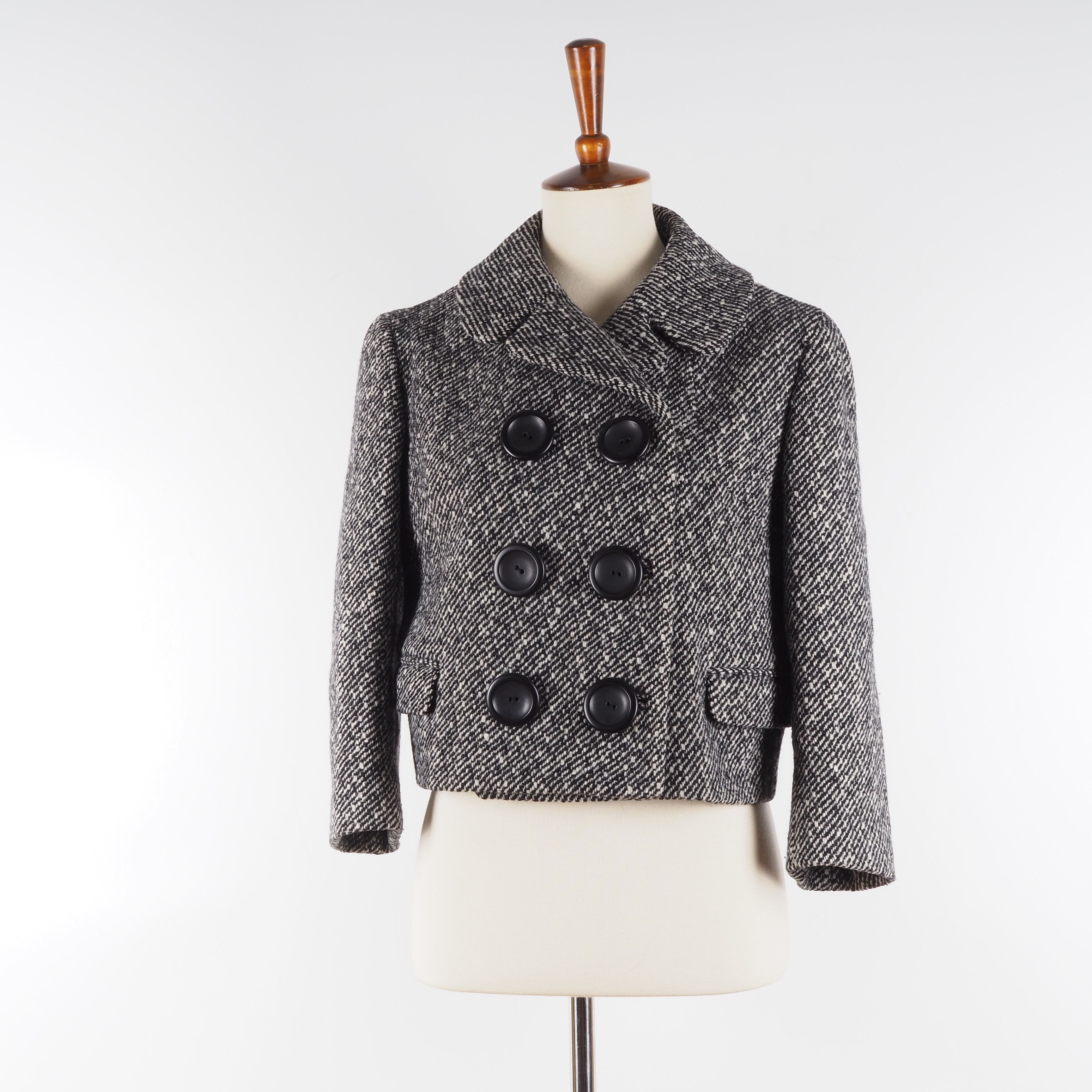 Dolce & Gabbana × Vintage Dolce&Gabbana Vintage Tweed Cropped Jacket Size M / US 6-8 / IT 42-44 - 7 Thumbnail