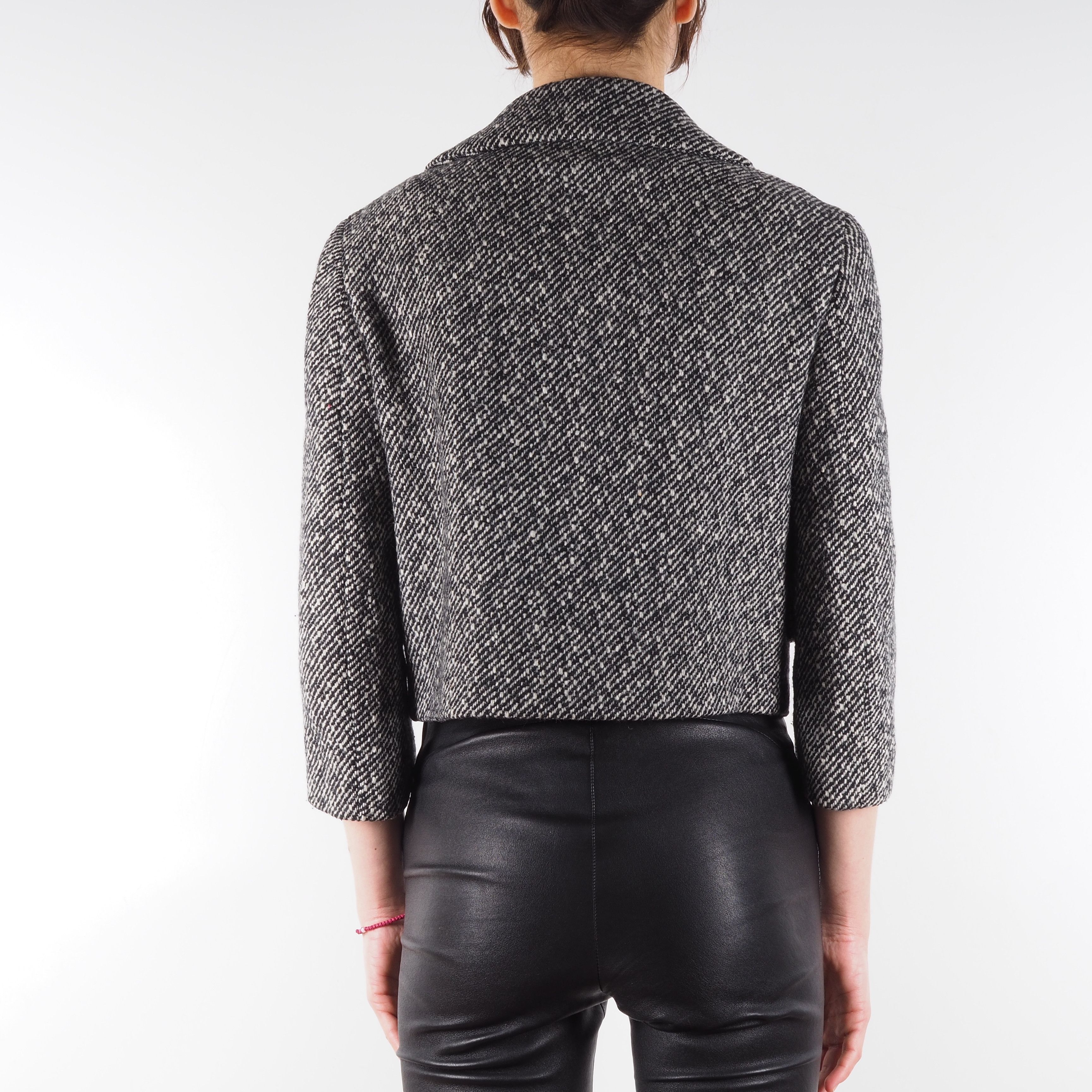Dolce & Gabbana × Vintage Dolce&Gabbana Vintage Tweed Cropped Jacket Size M / US 6-8 / IT 42-44 - 2 Thumbnail
