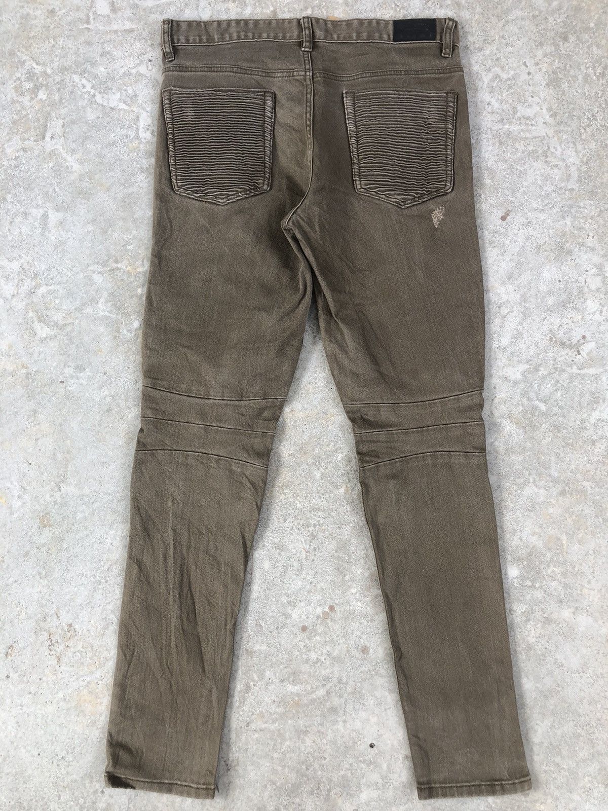 Who Decides War Japanese CSBL Distressed Jeans Biker Jeans Size US 33 - 2 Thumbnail