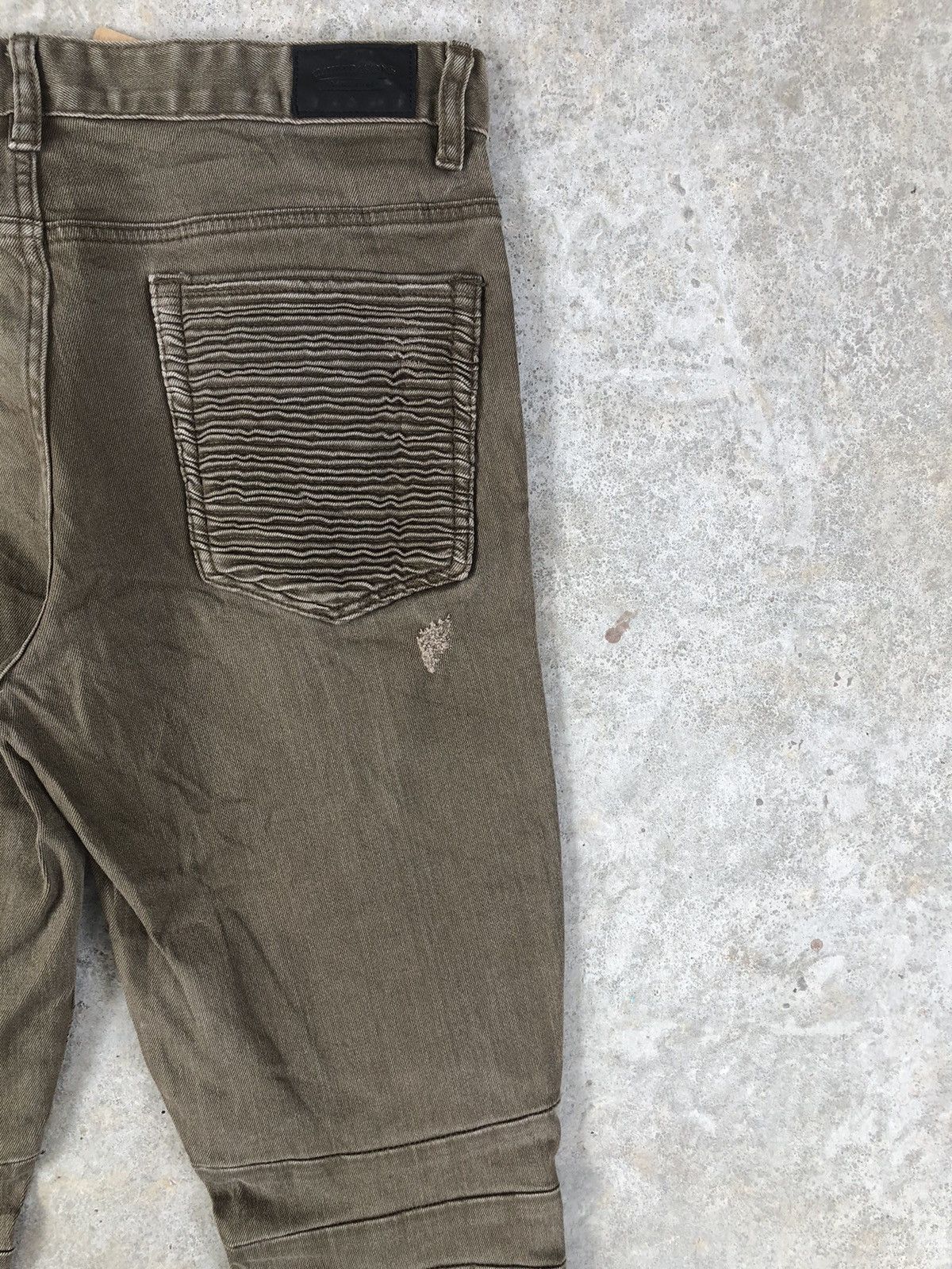 Who Decides War Japanese CSBL Distressed Jeans Biker Jeans Size US 33 - 10 Thumbnail