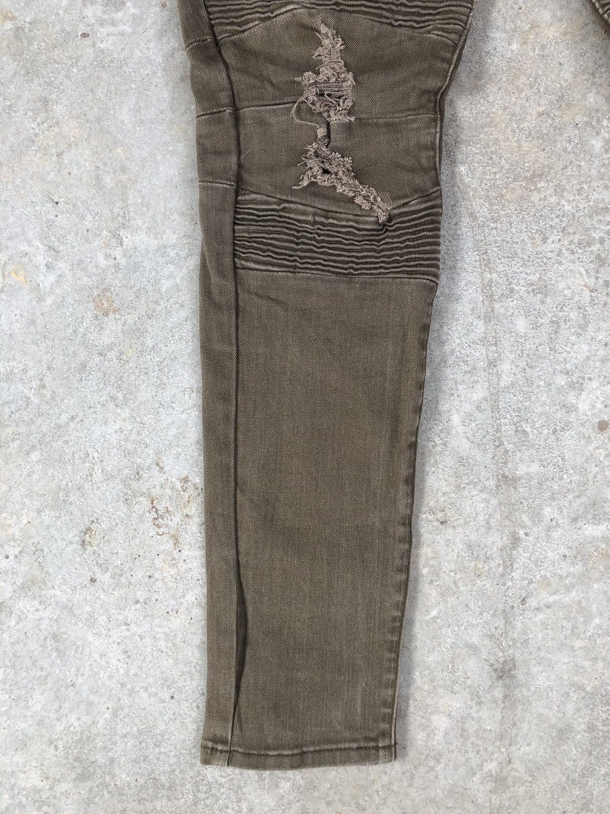 Who Decides War Japanese CSBL Distressed Jeans Biker Jeans Size US 33 - 4 Thumbnail