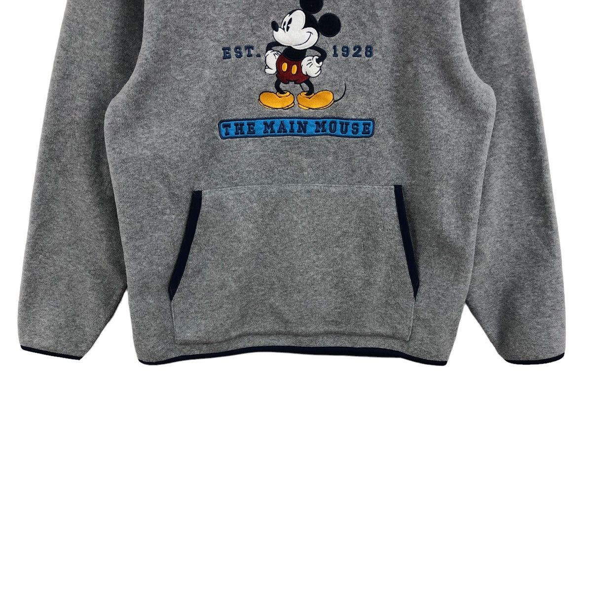 Pick!! Vtg DISNEY MICKEY MOUSE Embroidery Fleece Hoodie