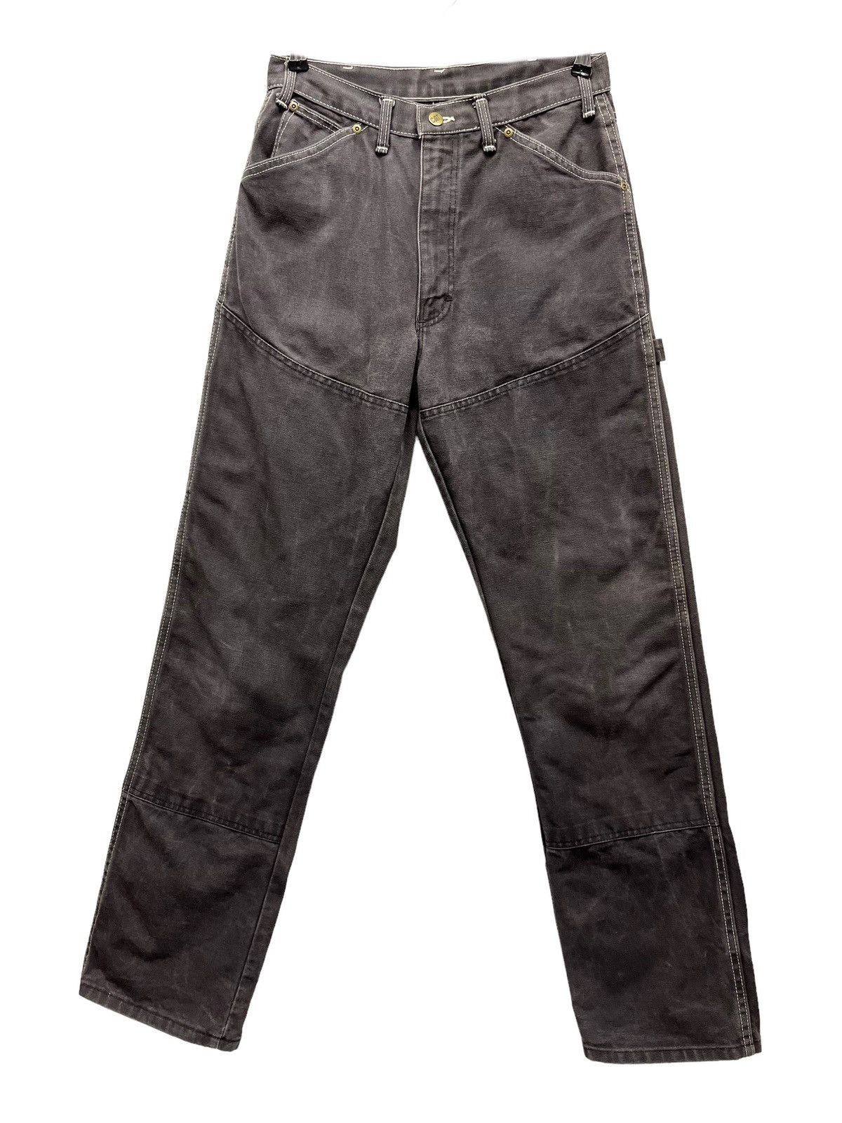 Caterpillar 70’s SCOVIL ZIPPER CATERPILLAR Double Knee Canvas Carpenter Size US 29 - 1 Thumbnail
