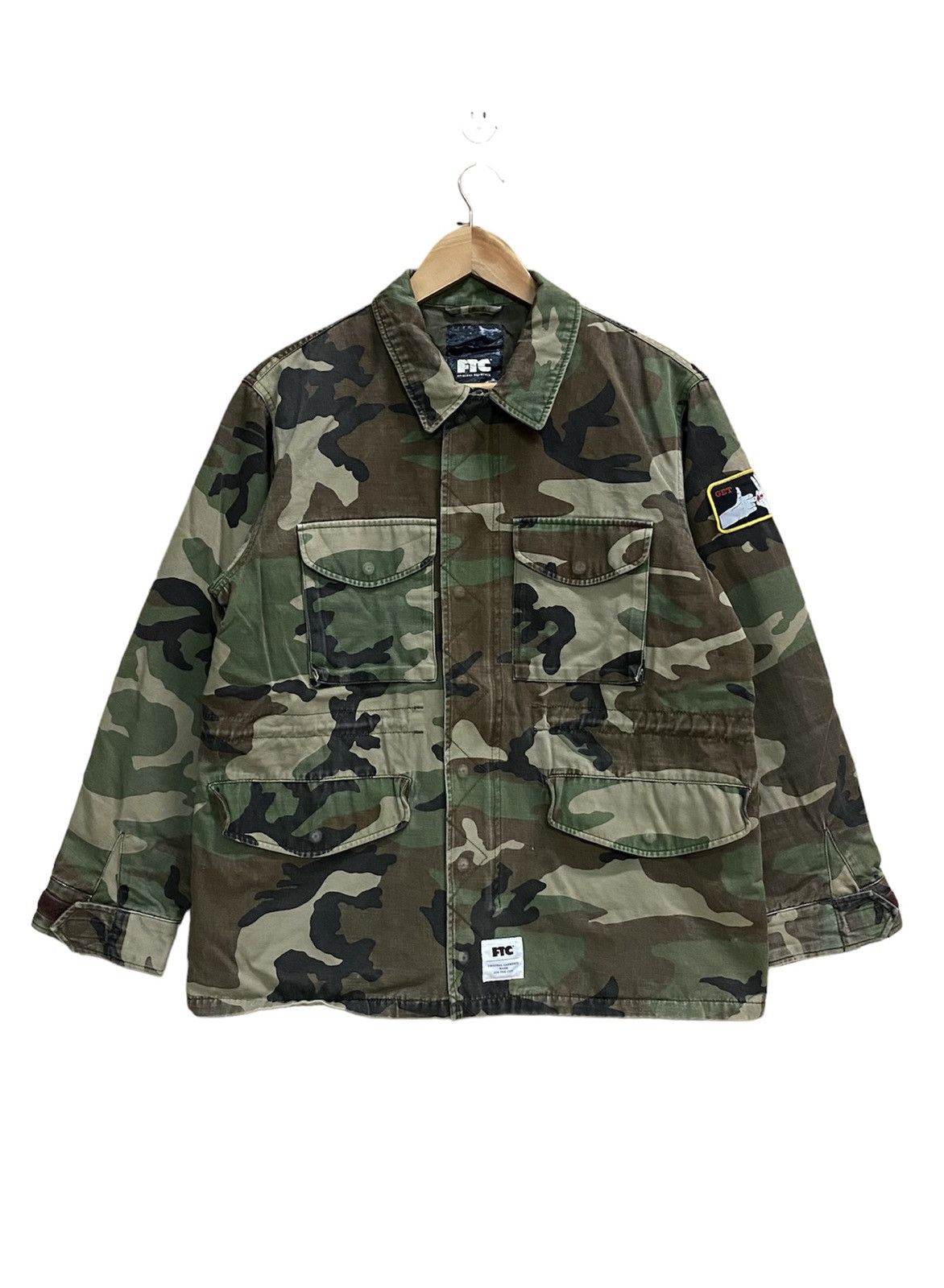 FTC skateboard camouflage army styles jacket